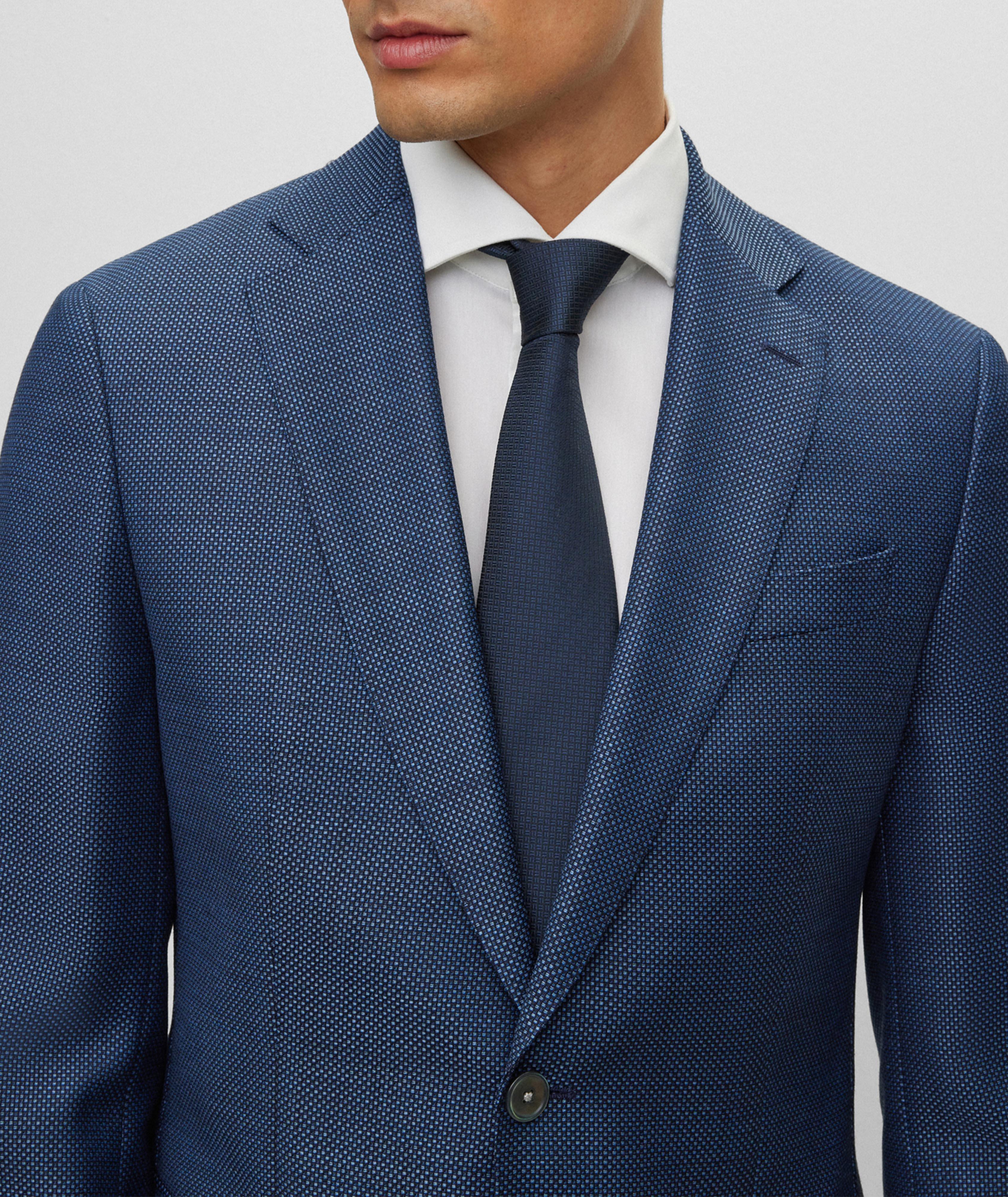 Slim Fit Twill Wool Sport Jacket image 3