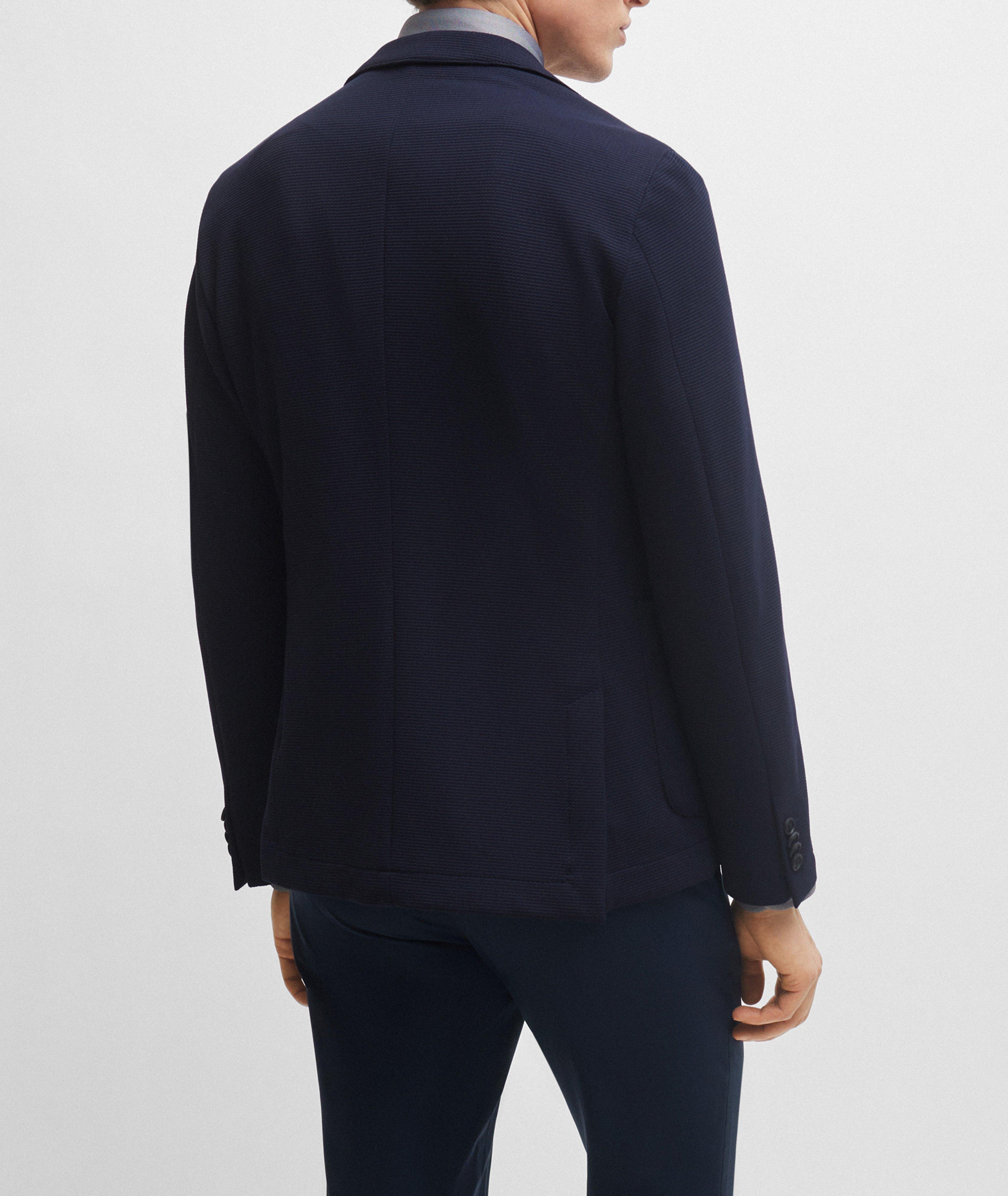 Micro-Pattern Jersey Stretch Sport Jacket image 2