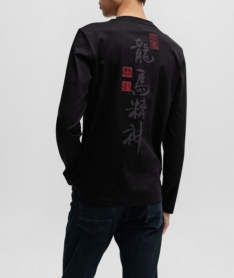 Lunar New Year Collection Interlock Cotton Long-Sleeve T-Shirt image 2