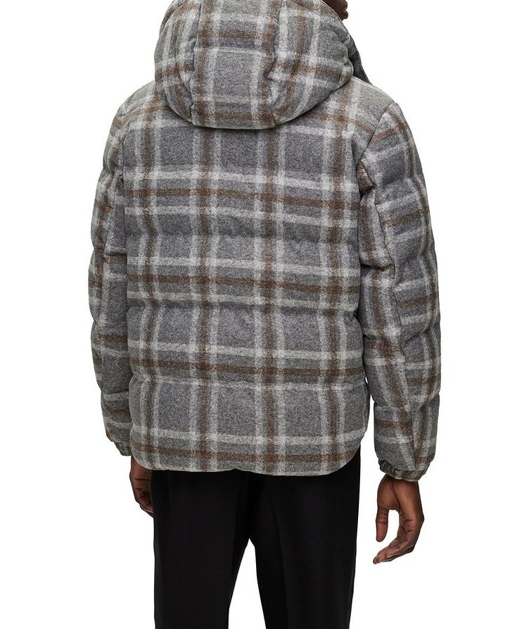 Checked Down Jacket image 2