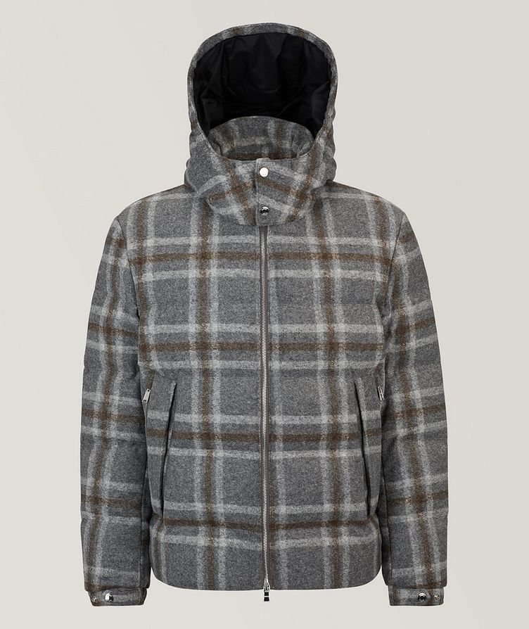 Checked Down Jacket image 0