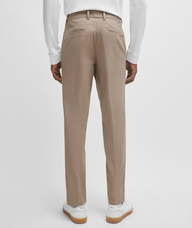 Kane Micro-Patterned Stretch-Cotton Trousers image 3