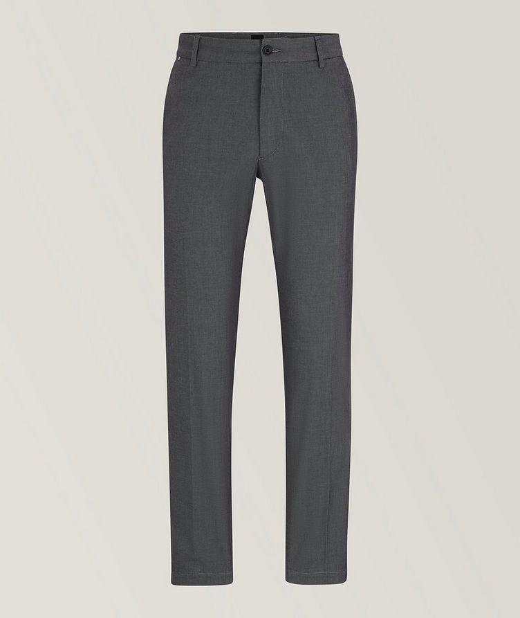 Kane Micro-Patterned Stretch-Cotton Trousers image 0