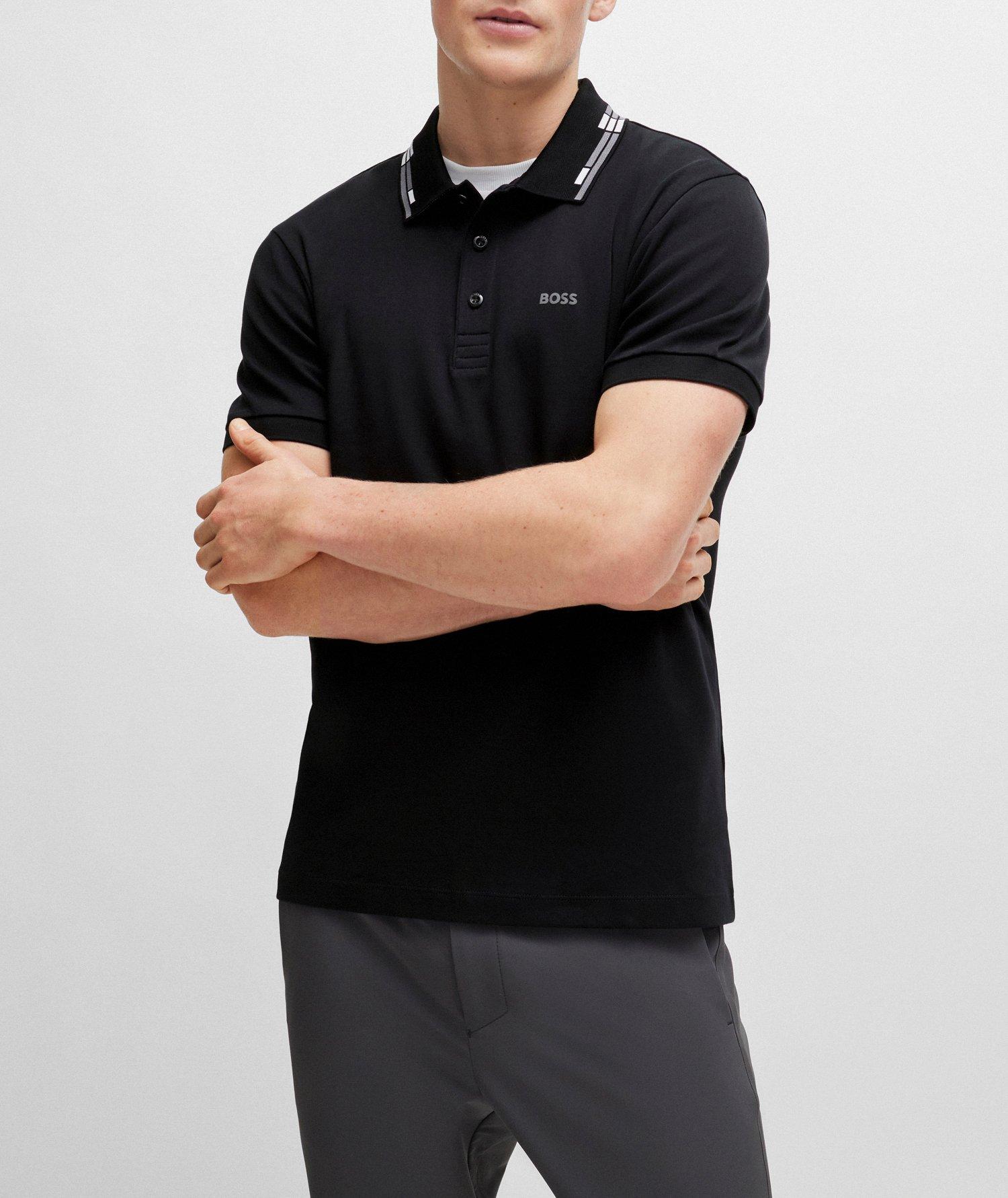 Slim-Fit Interlock Cotton Polo image 1