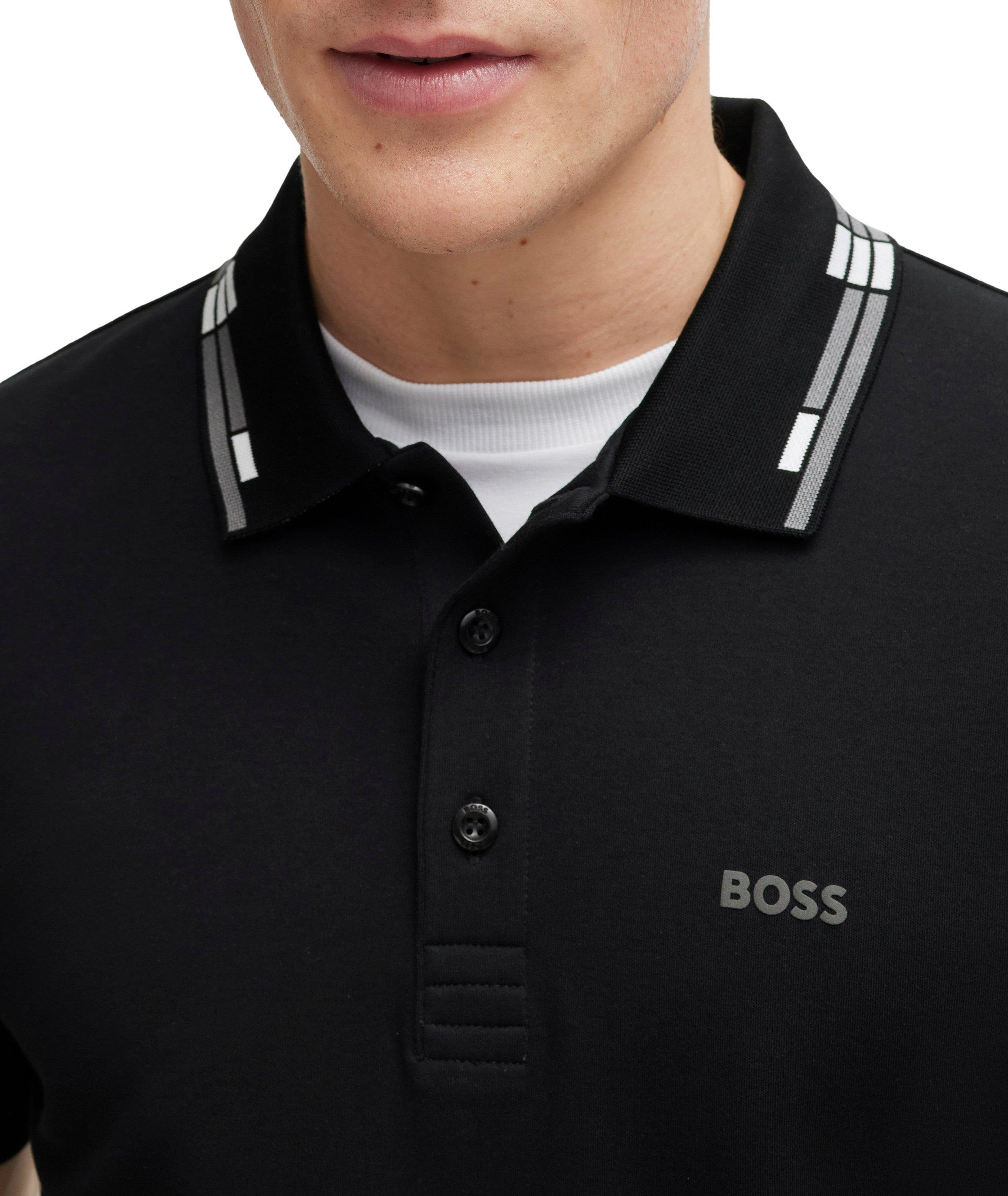 Slim-Fit Interlock Cotton Polo image 3