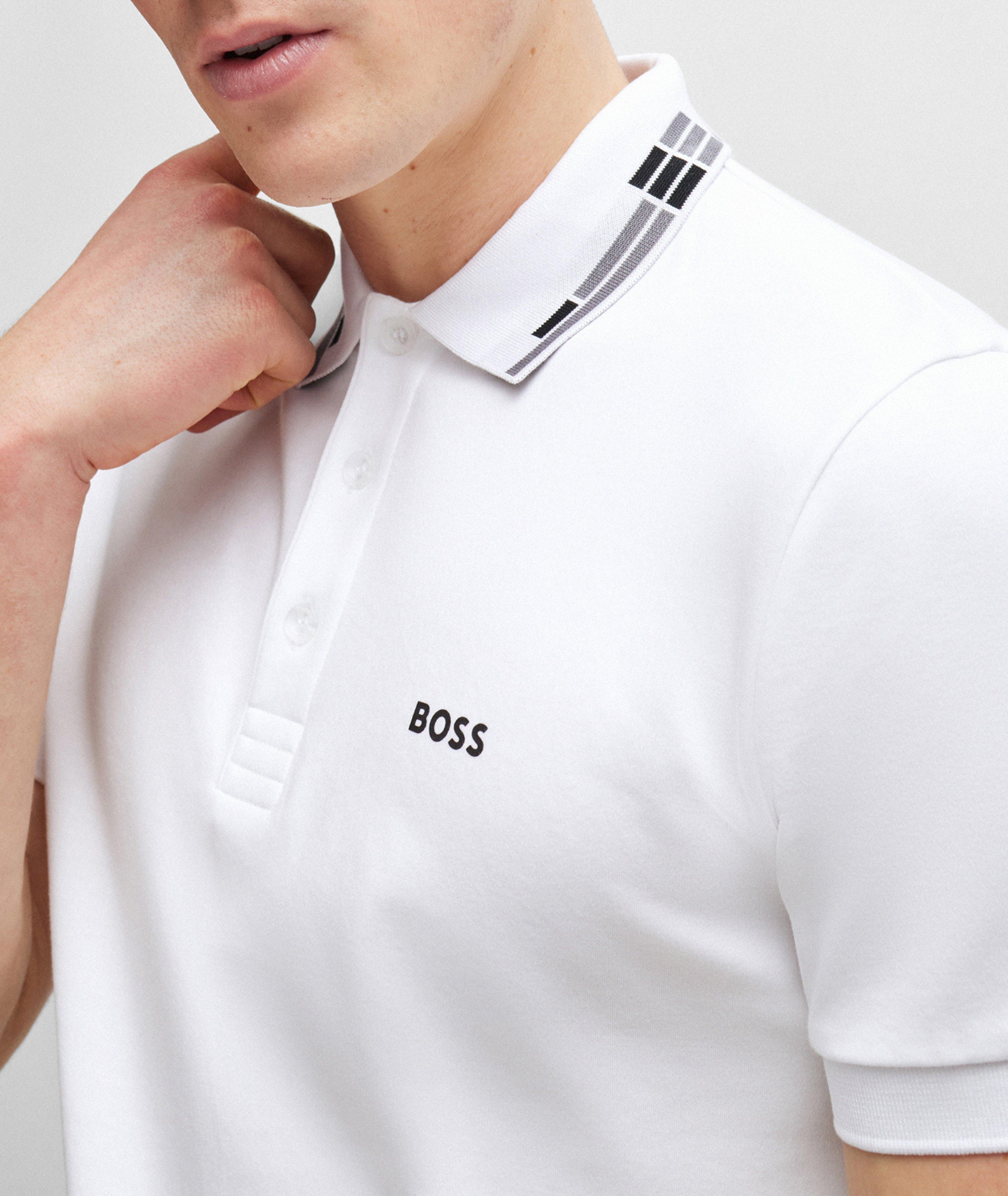 Slim-Fit Interlock Cotton Polo image 3