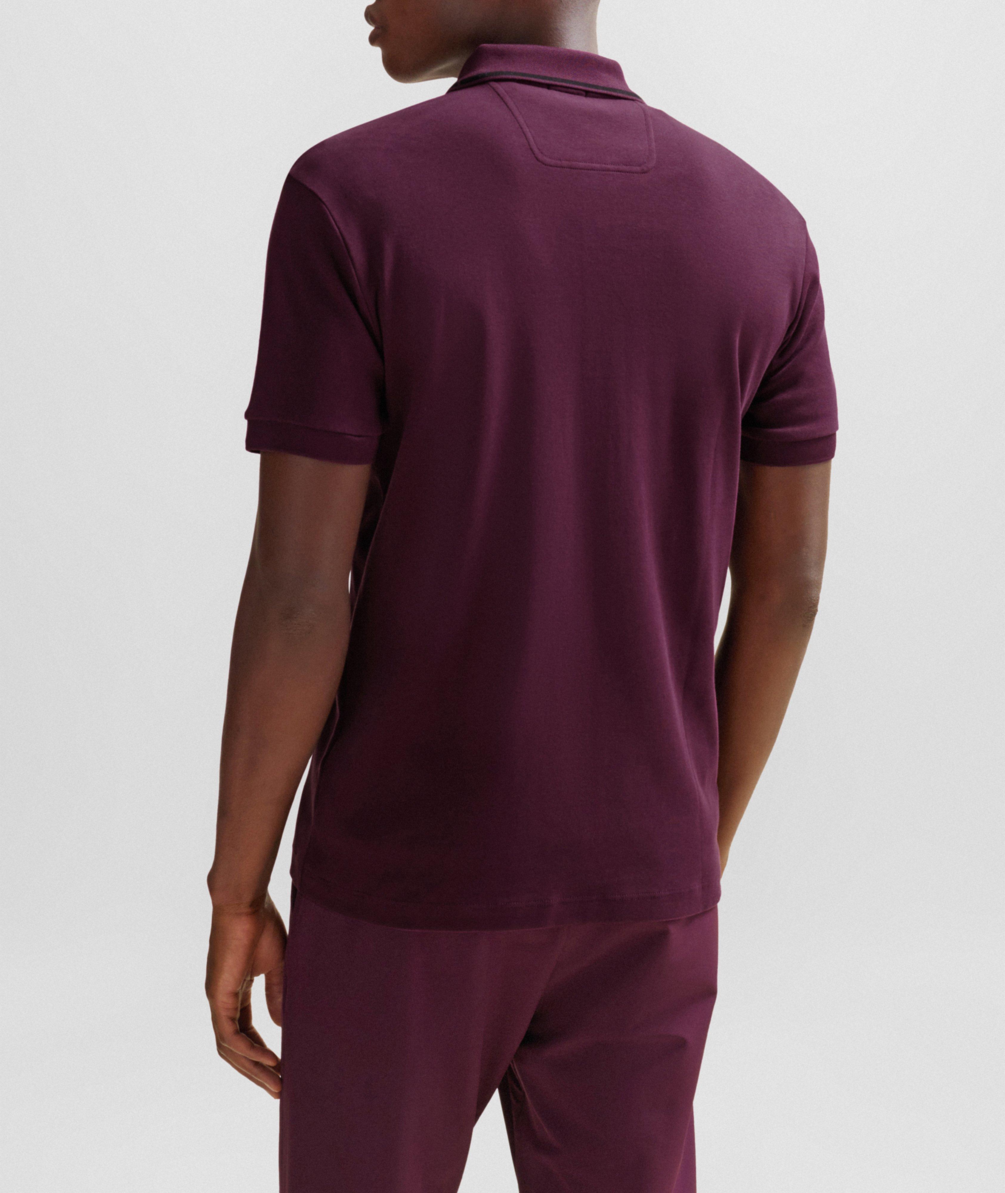 Slim-Fit Interlock Cotton Polo image 2