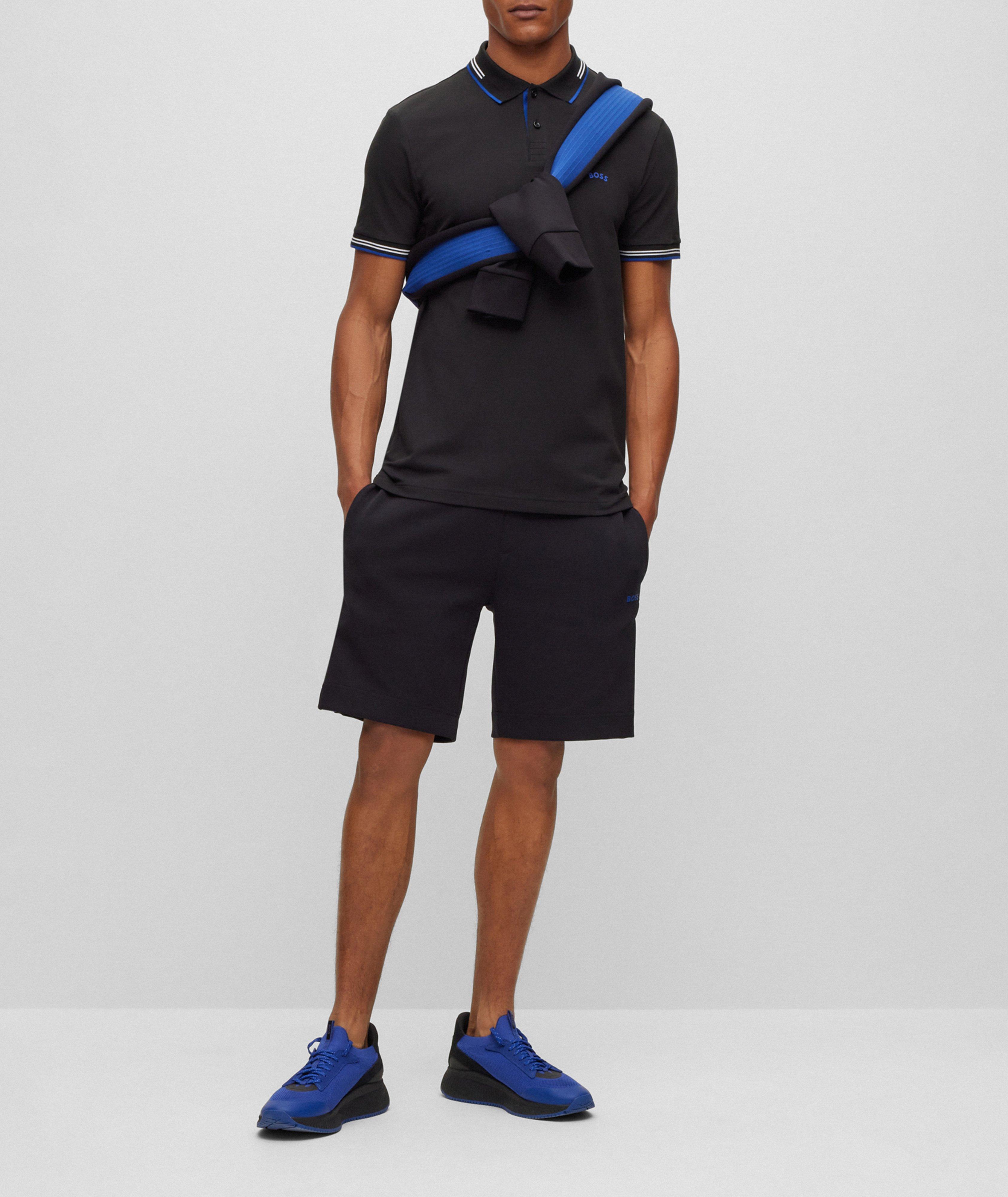 Paul Curved Stretch-Cotton Knit Polo image 4