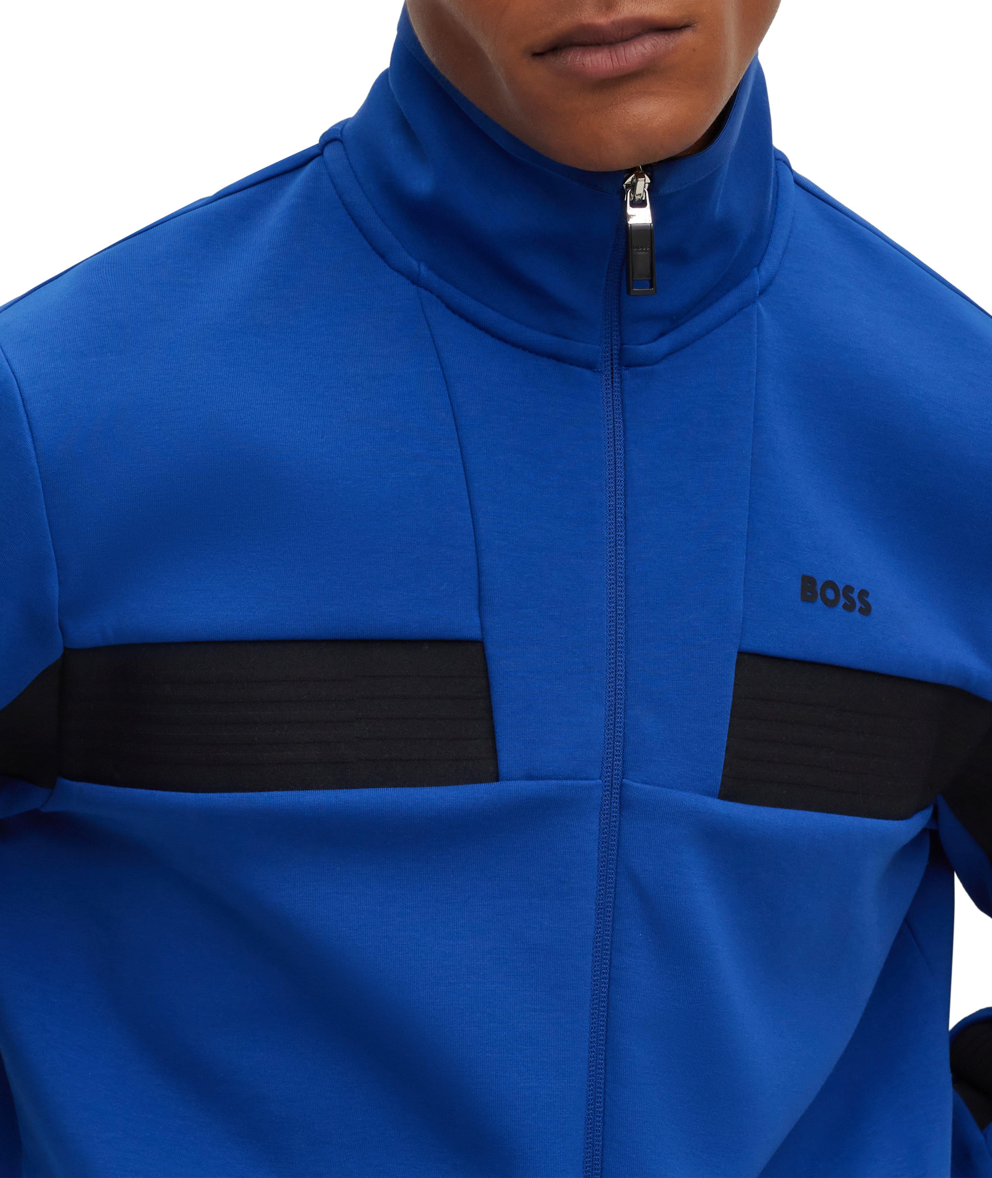Pull sectionné à col montant et à glissière image 3