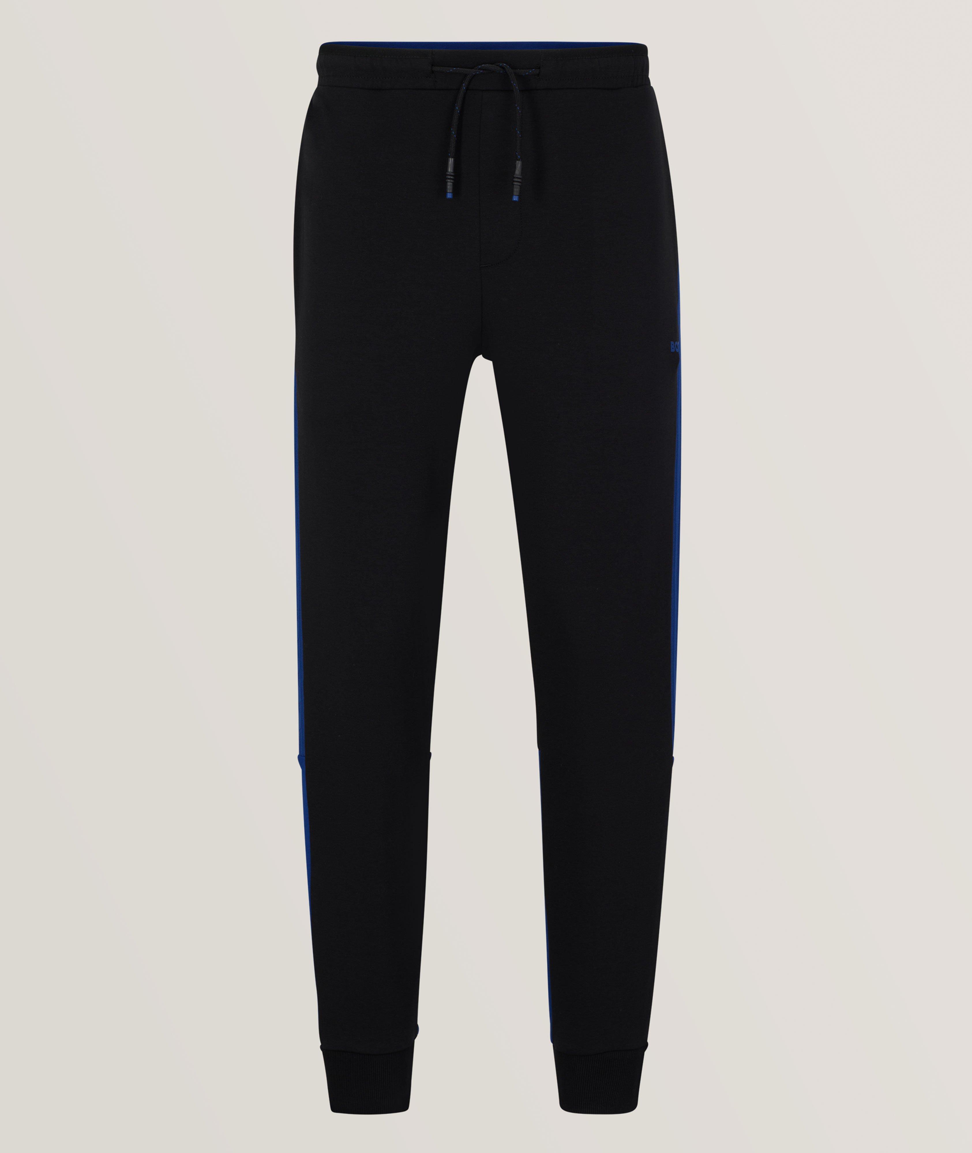 Stripe Tape Cotton Blend Trackpants image 0