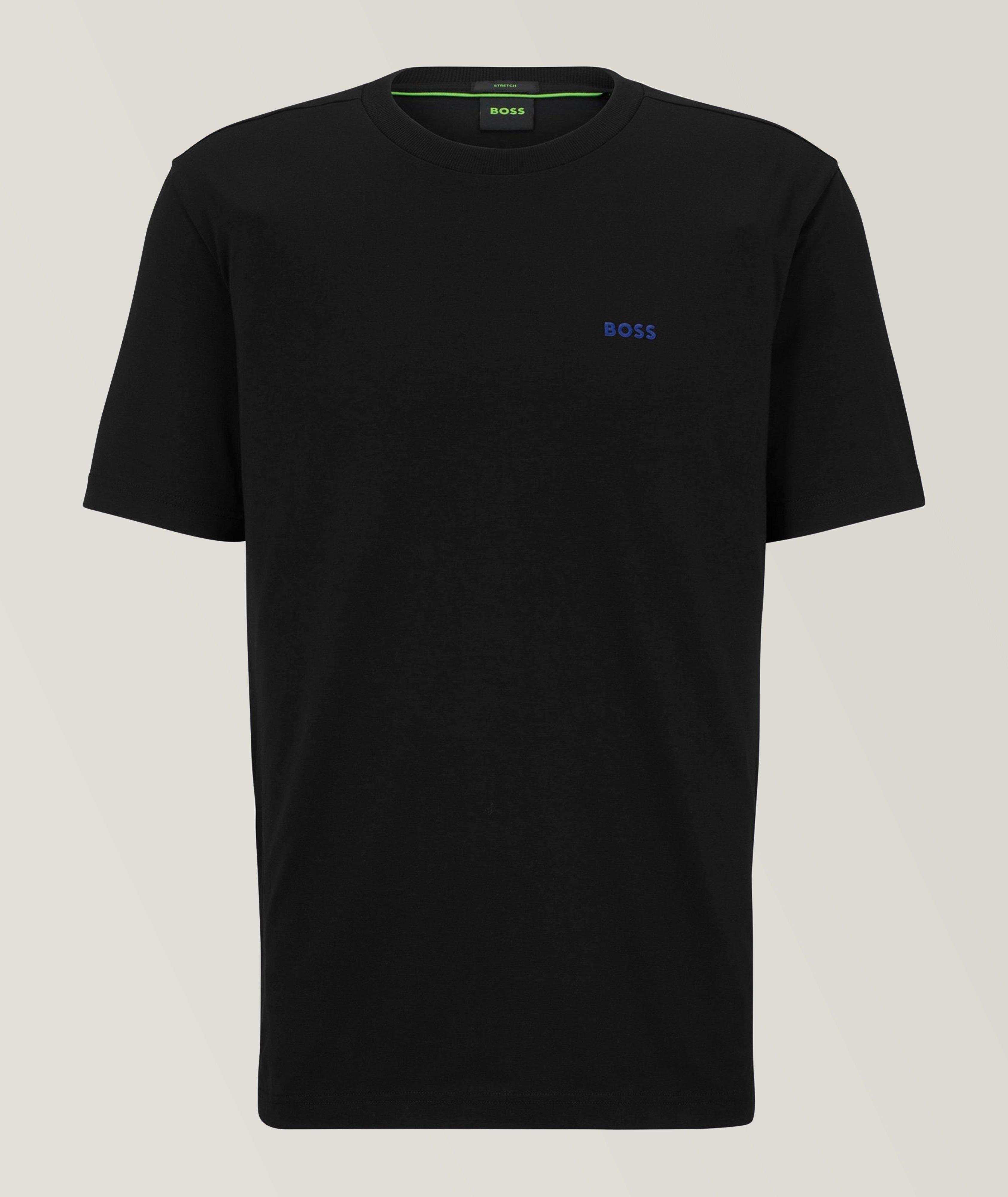 T-shirt en coton extensible image 0