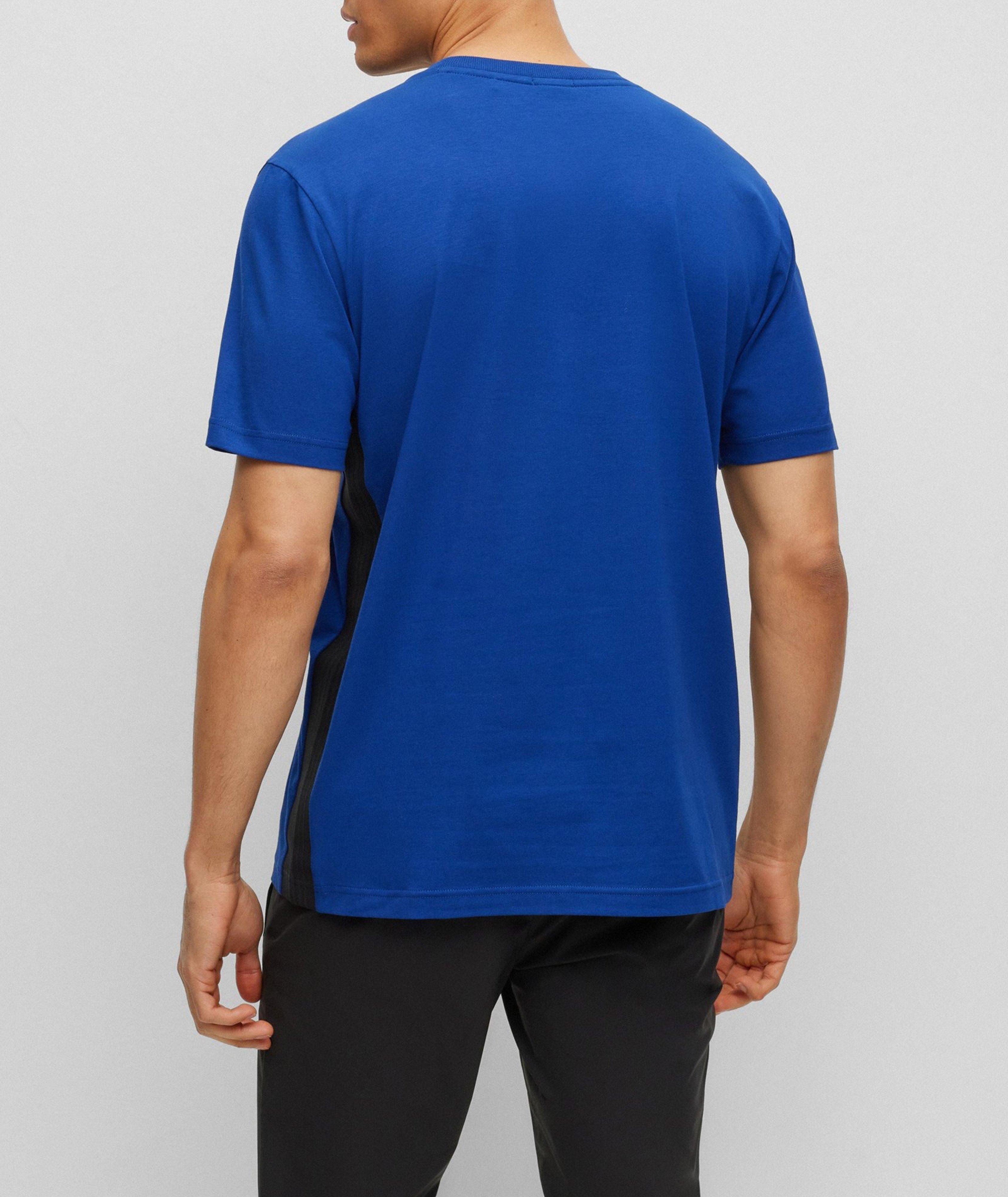 Tape Insert Stretch-Cotton T-Shirt image 2
