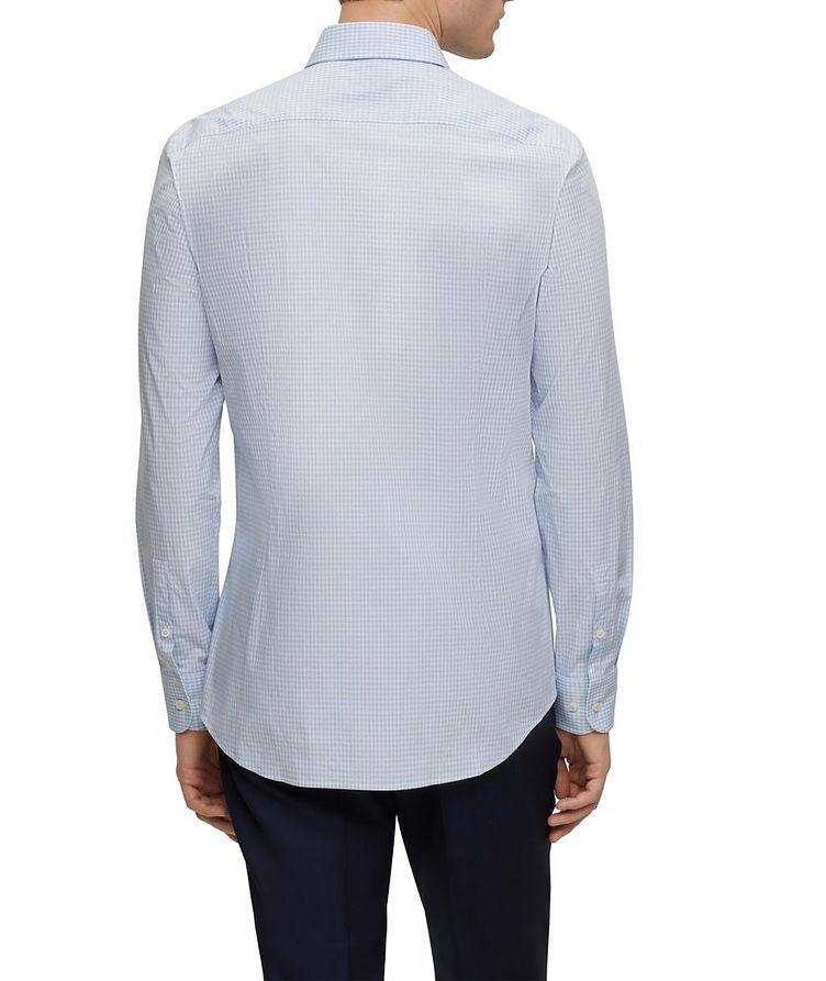 Slim-Fit Checked Stretch-Cotton Dress Shirt image 2