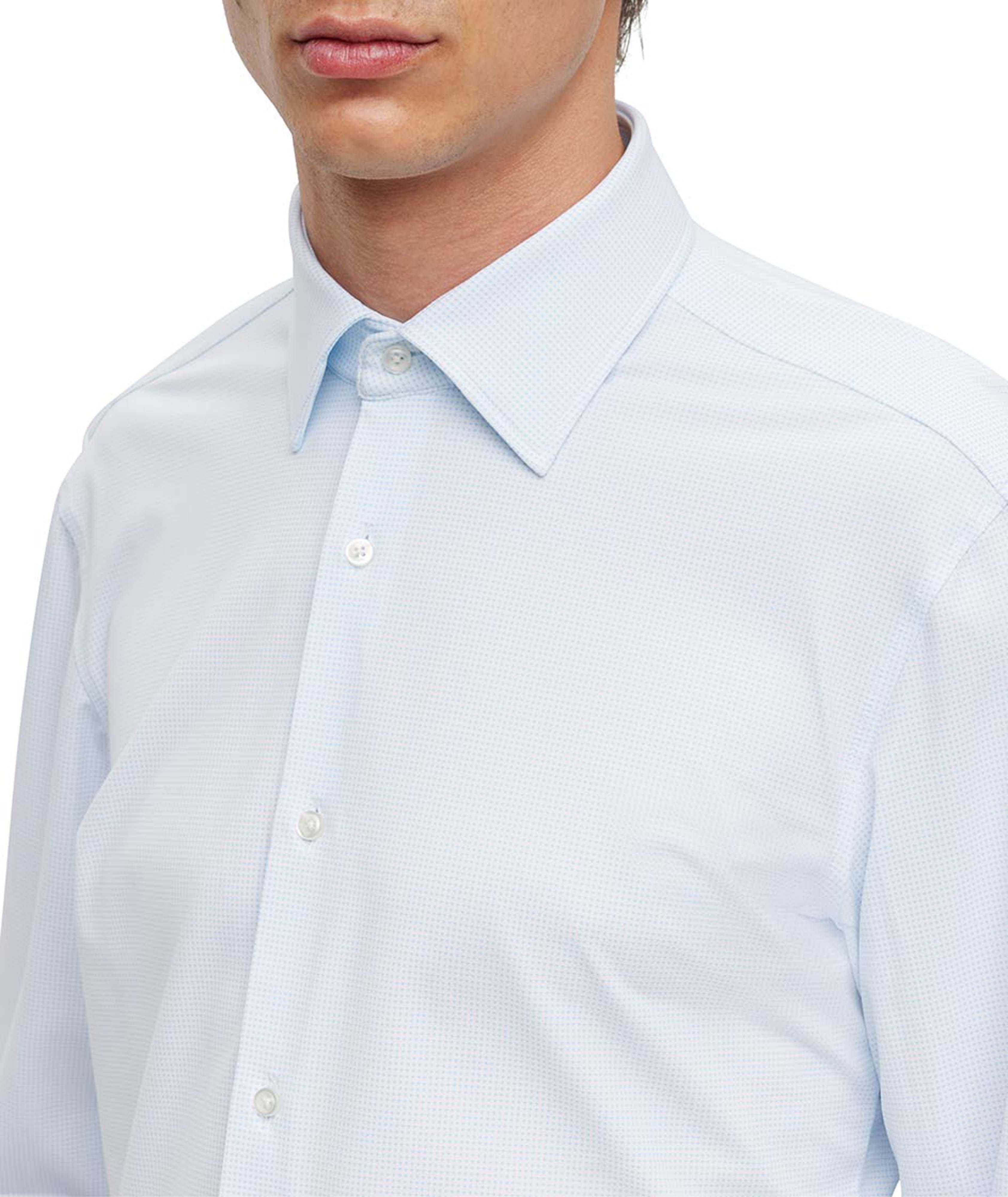 Chemise habillée à motif pointillé de coupe amincie image 3