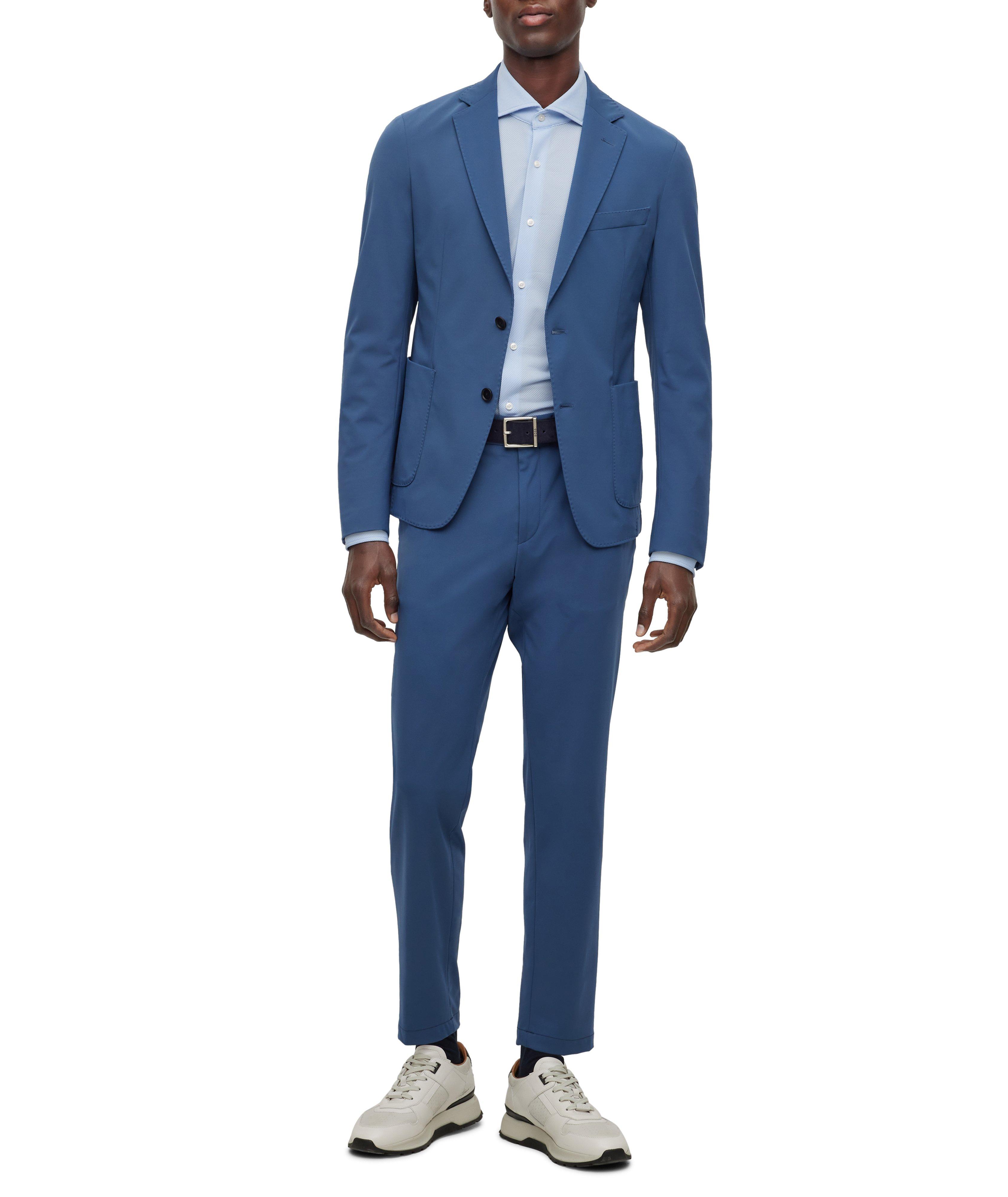 Chemise habillée en tissu extensible de coupe contemporaine image 5