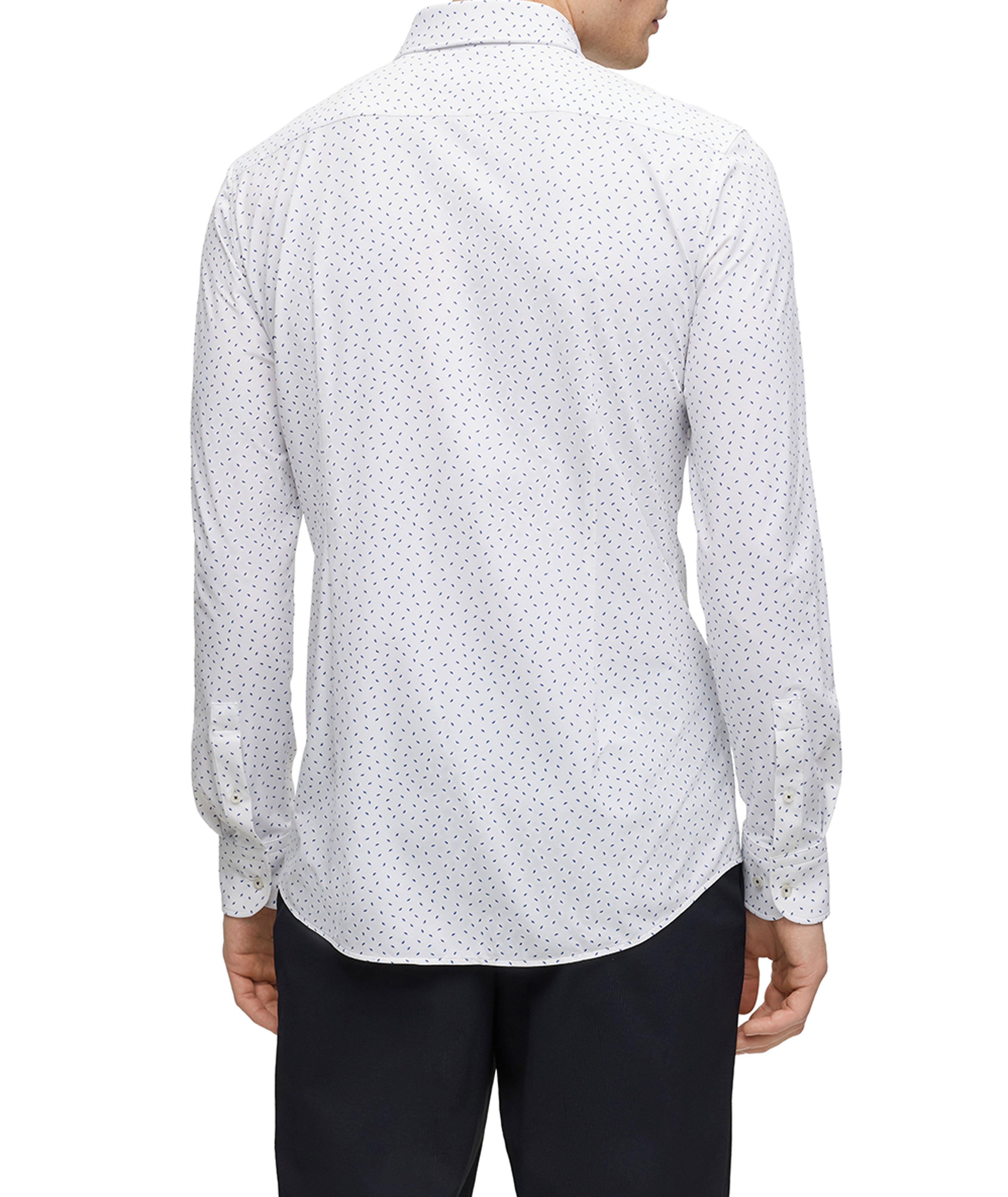 Chemise habillée à motif répété de coupe amincie image 2