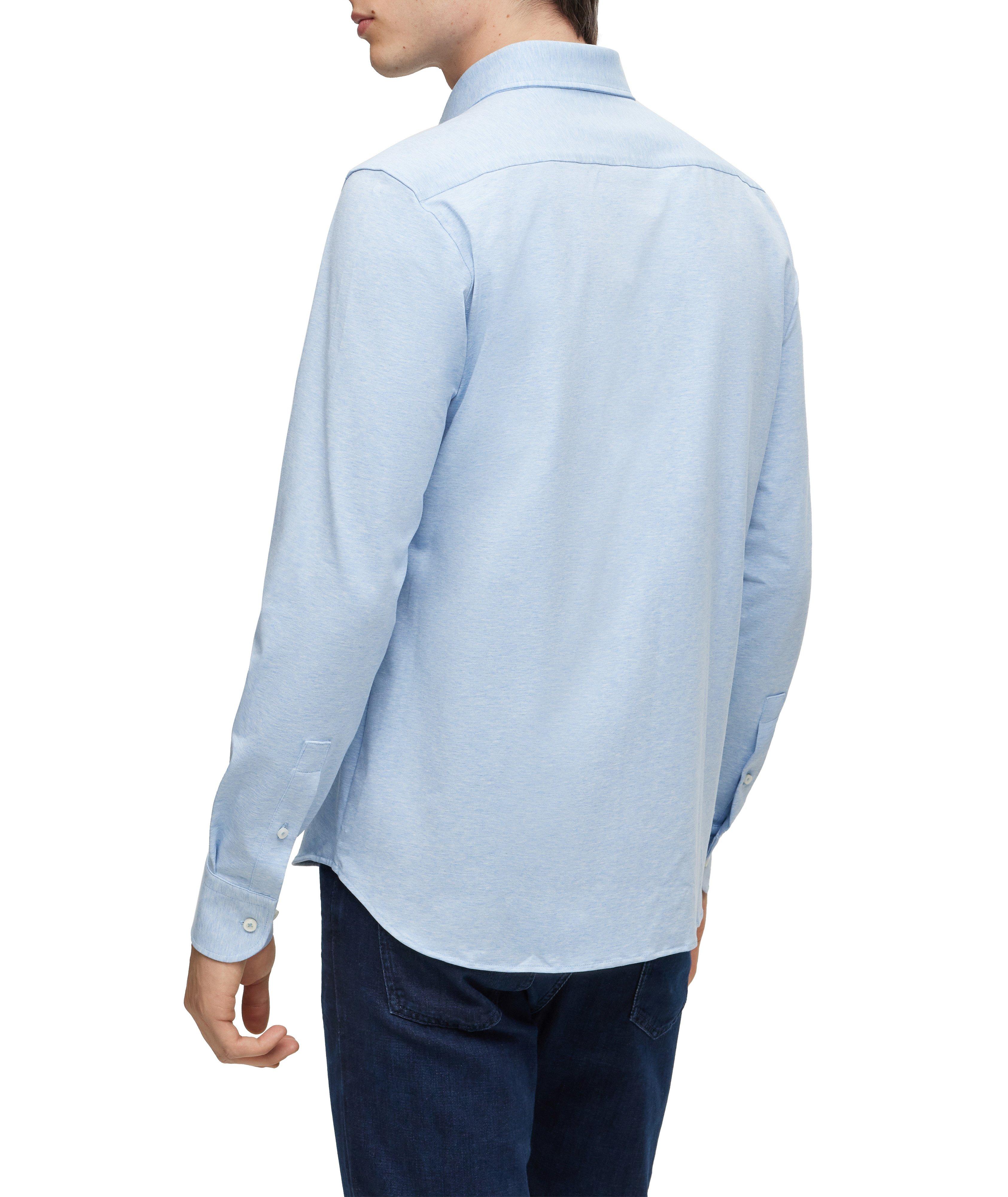 Stretch-Jersey Cotton Dress Shirt image 2