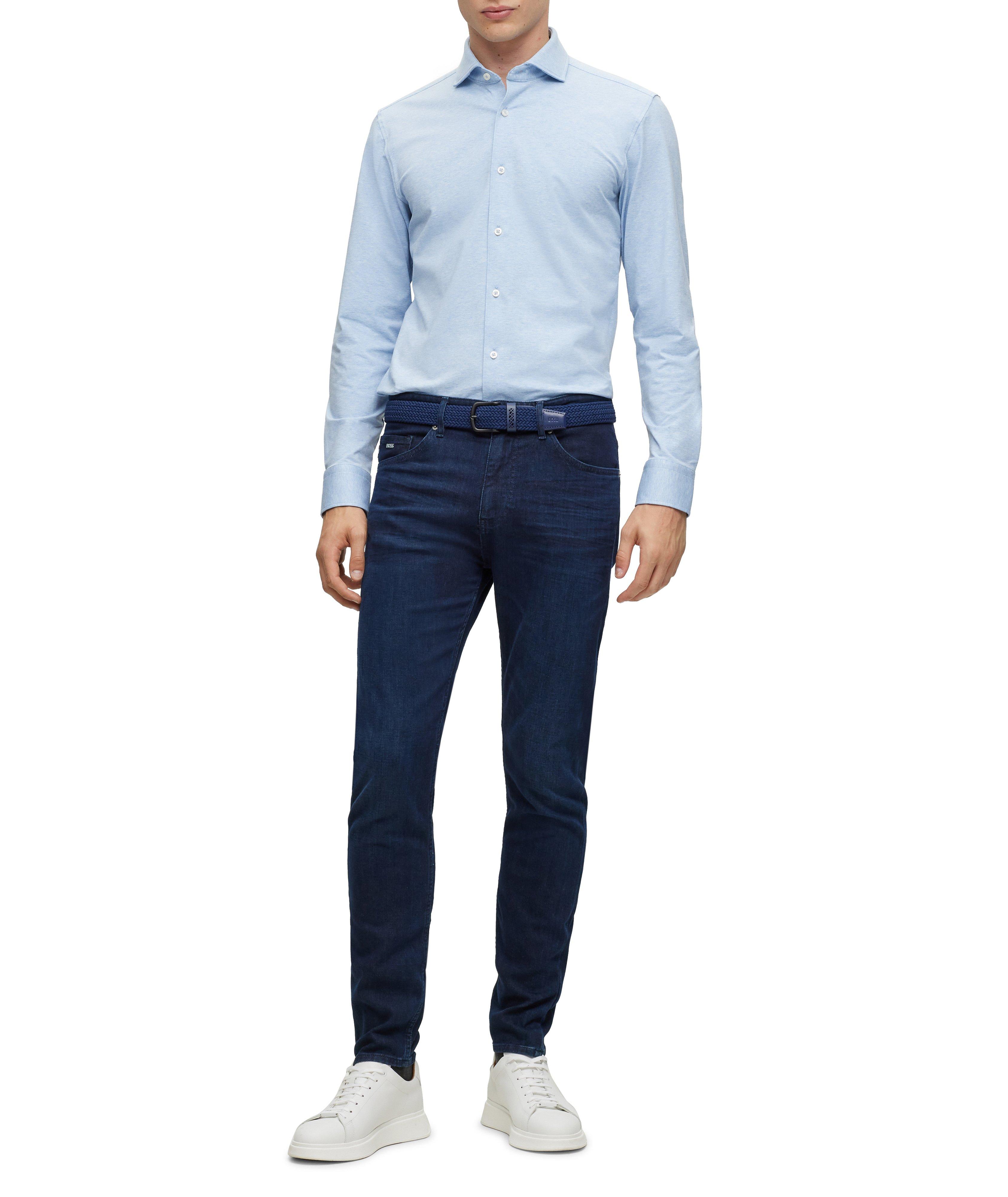 Stretch-Jersey Cotton Dress Shirt image 5