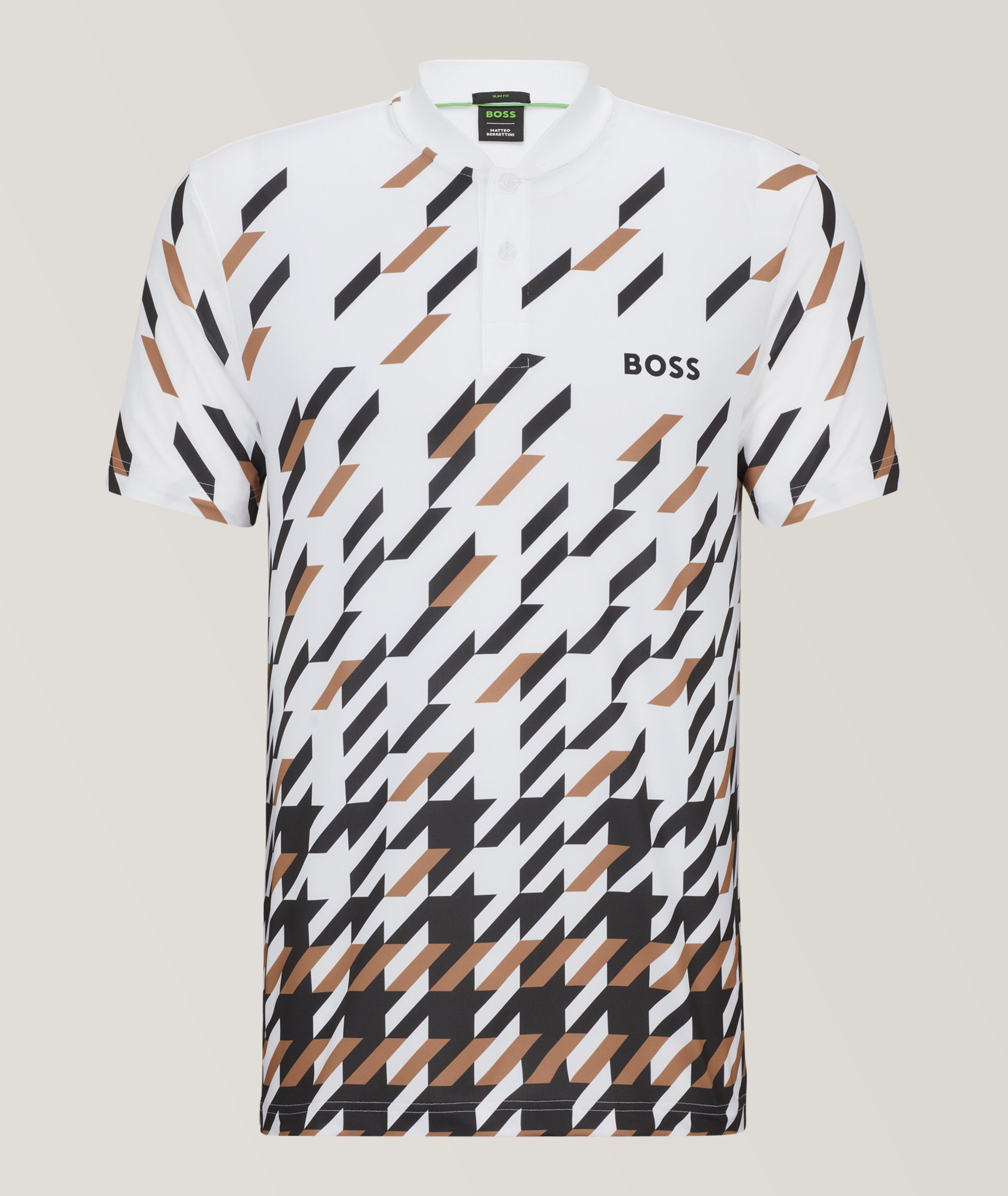 Matteo Berrettini Houndstooth Pattern T-Shirt image 0