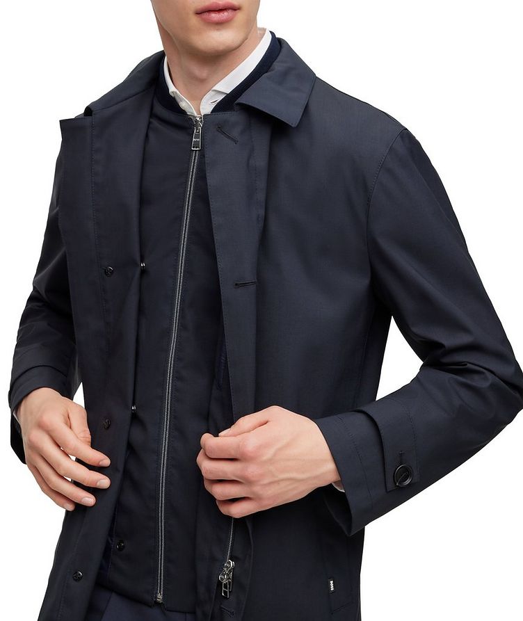Water-Repellent Stretch-Wool Coat image 3