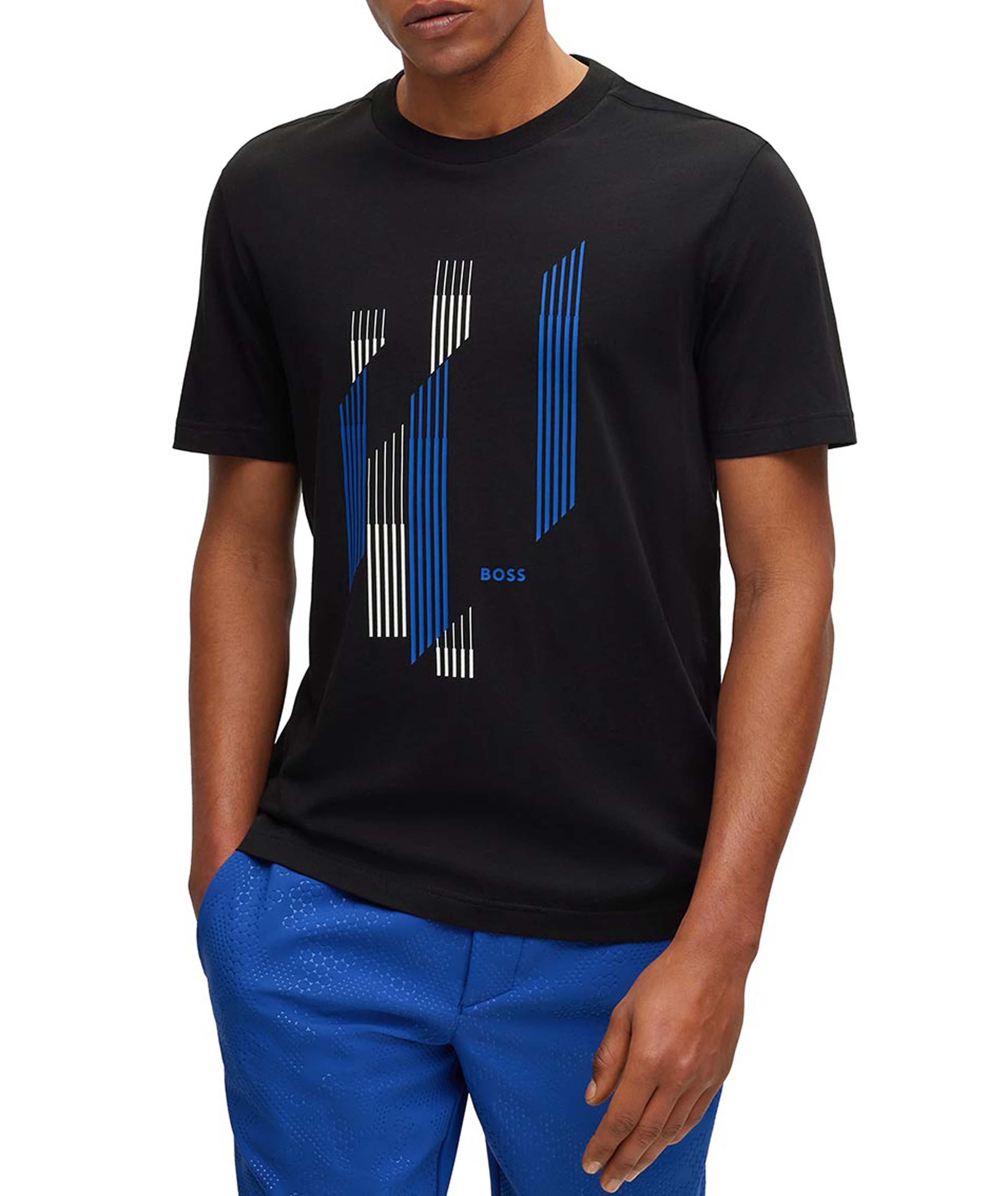 Geometric Print Jersey Cotton T-Shirt image 1