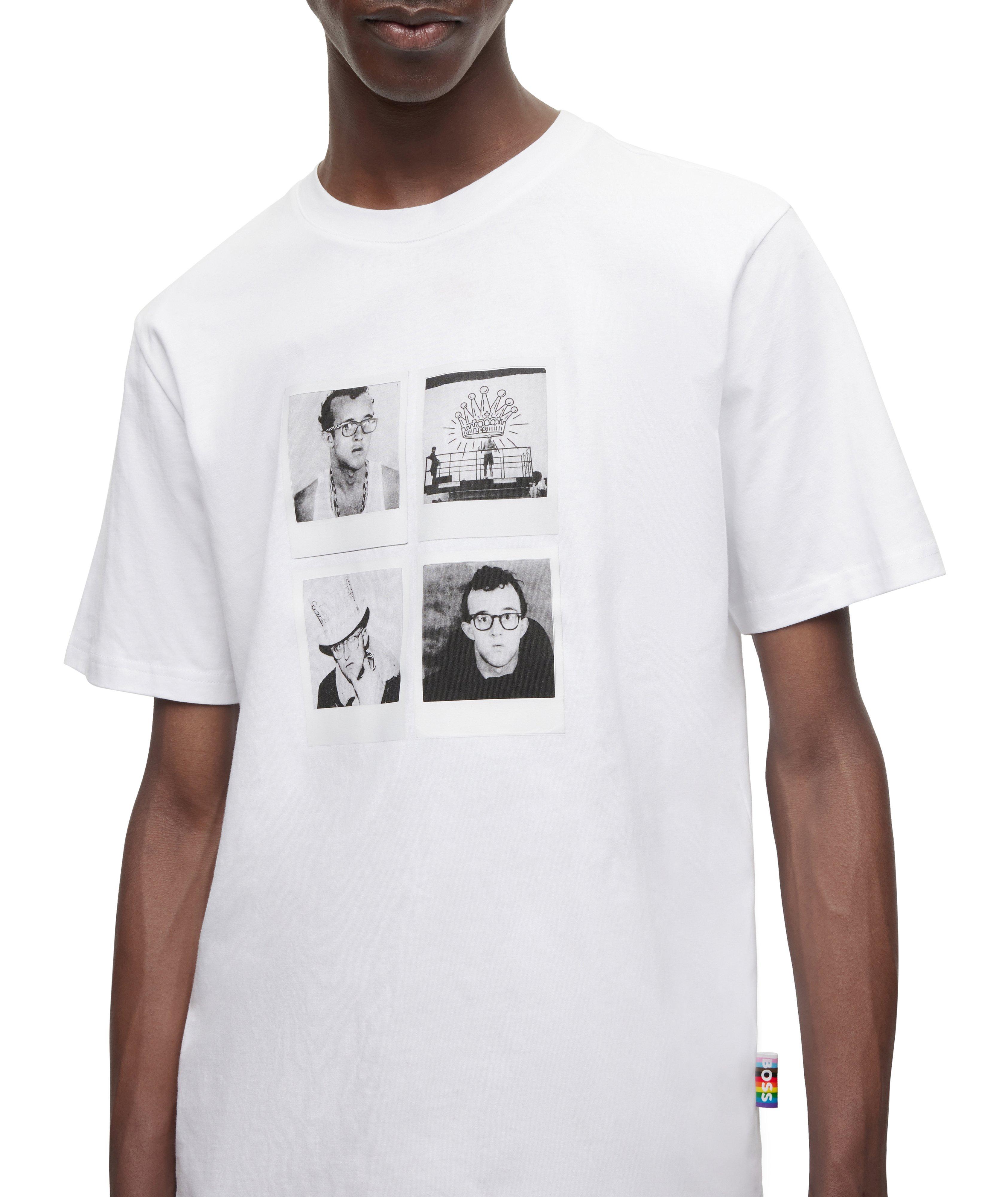 T-shirt imprimé en coton, collection Keith Haring image 1