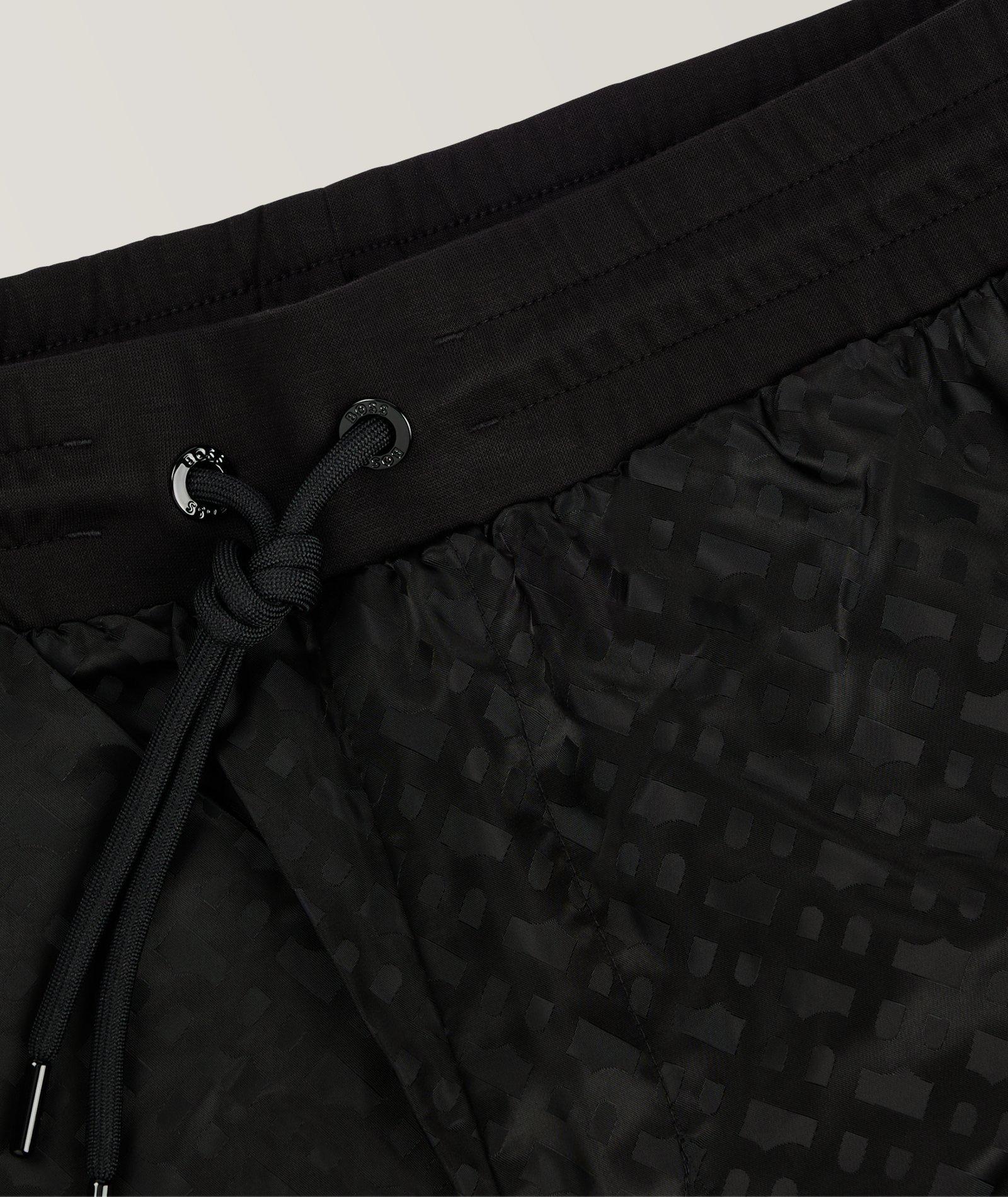 All-Over Monogram Drawstring Trackpants image 1