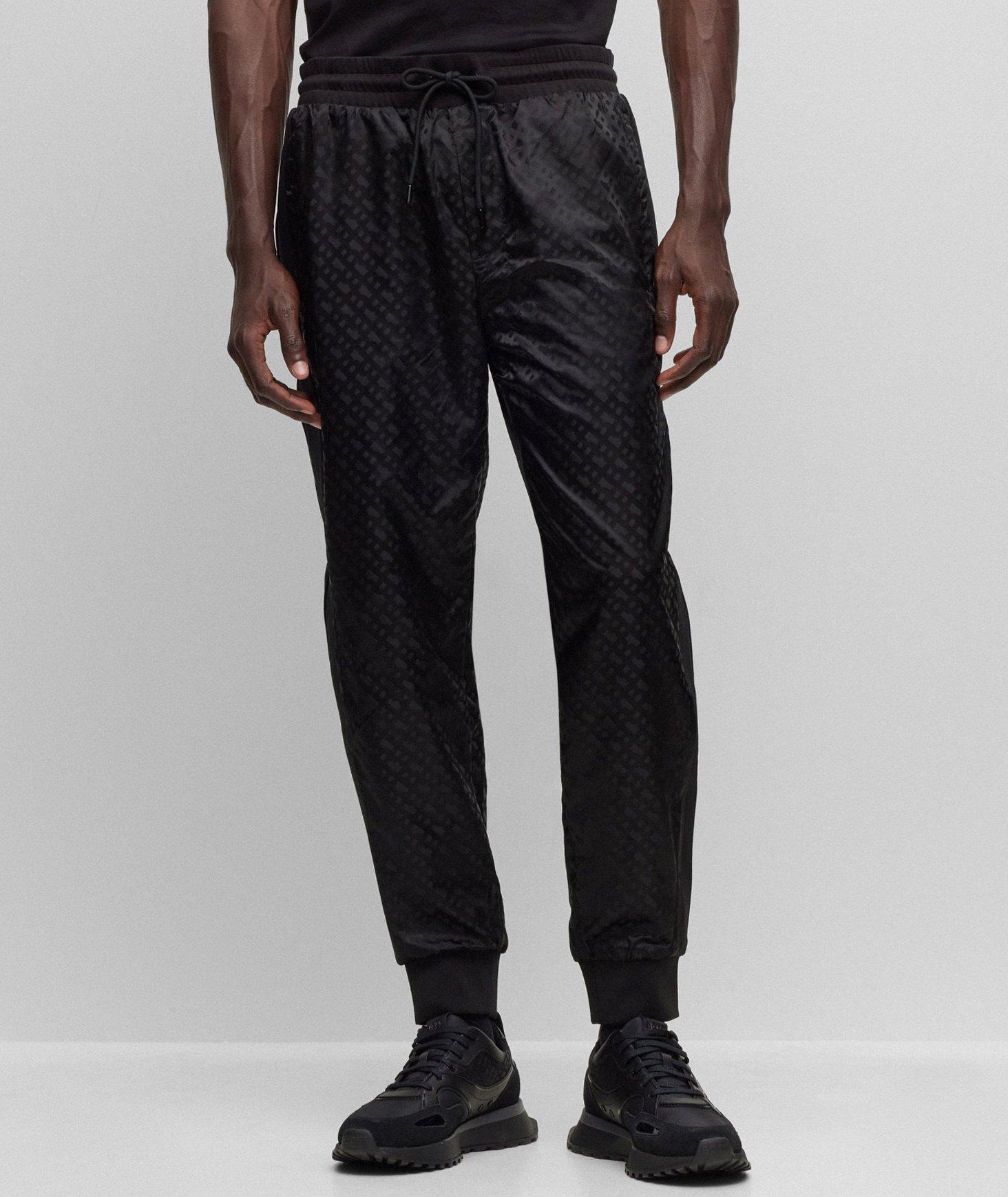 All-Over Monogram Drawstring Trackpants image 2