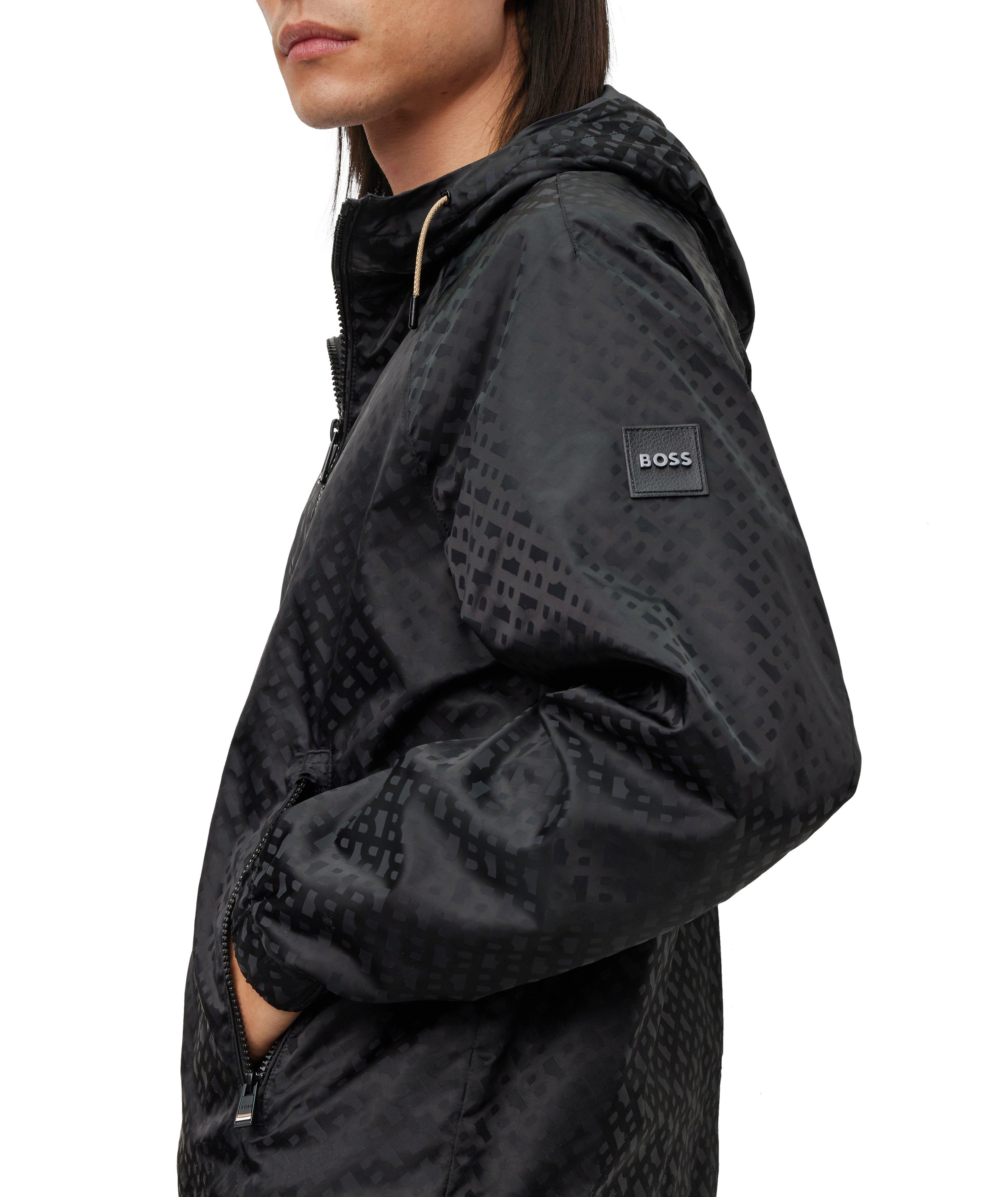 Monogram Jacquard Water-Repellent Hooded Jacket  image 3