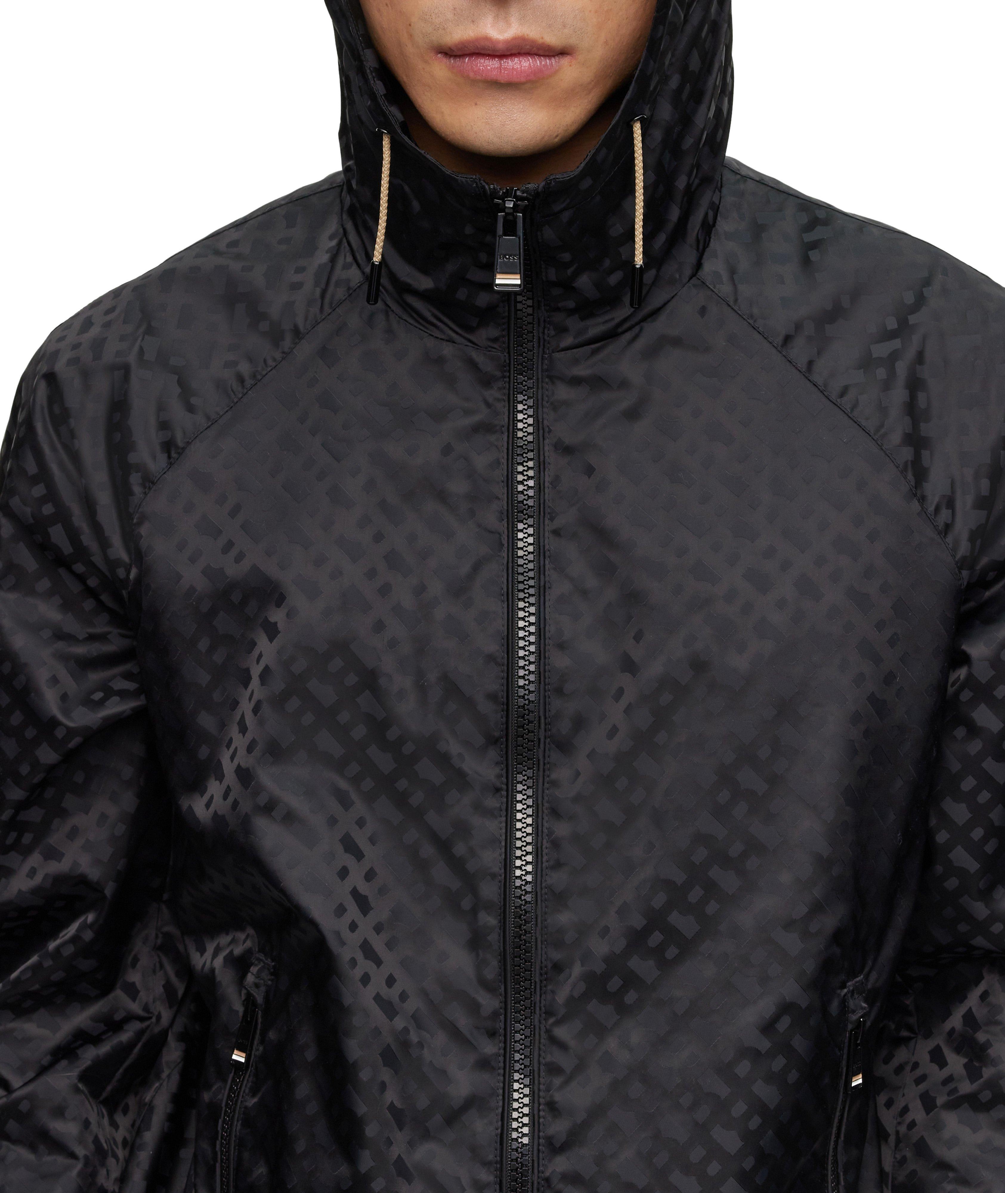 Monogram Jacquard Water-Repellent Hooded Jacket  image 4