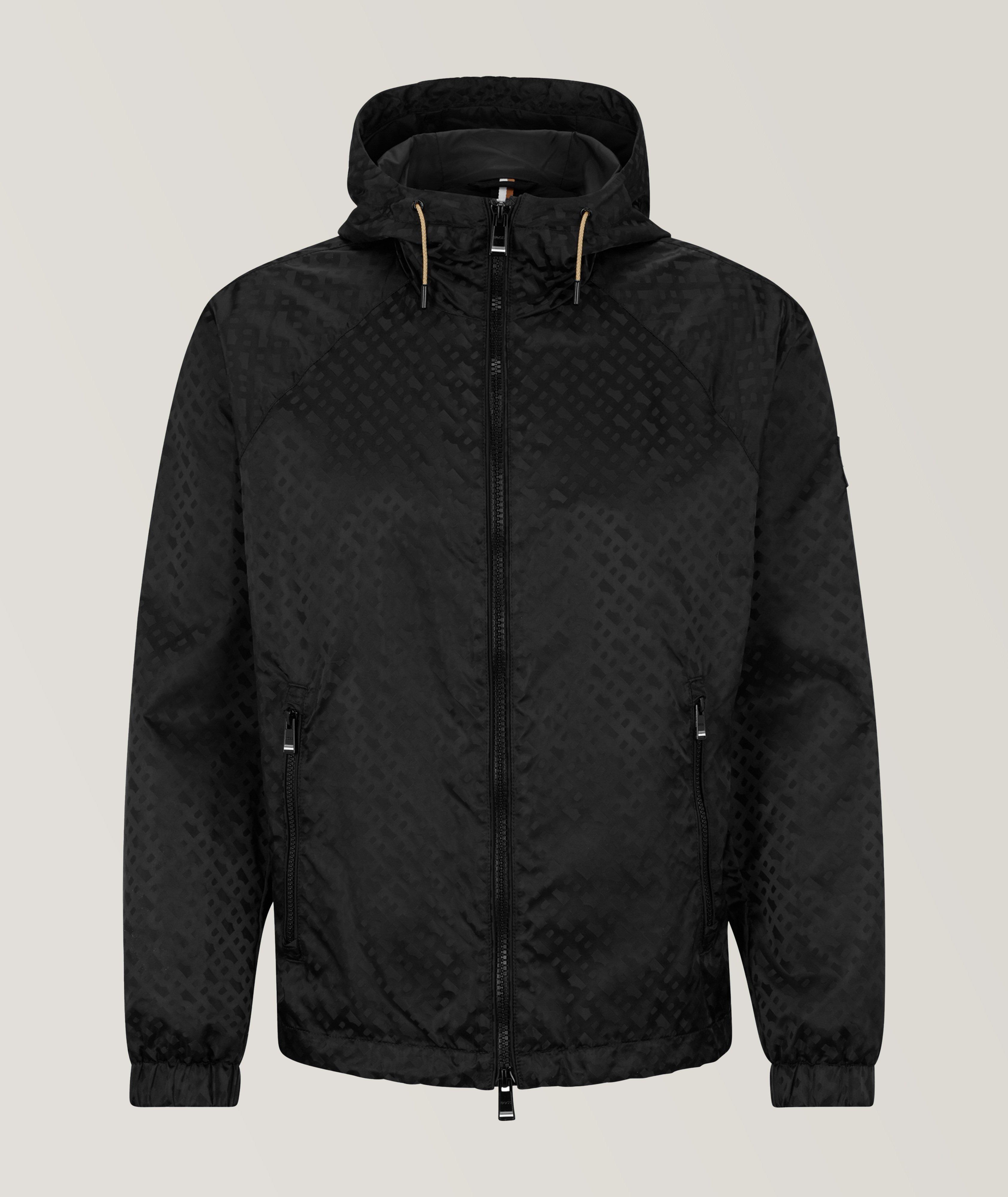 Monogram Jacquard Water-Repellent Hooded Jacket  image 0