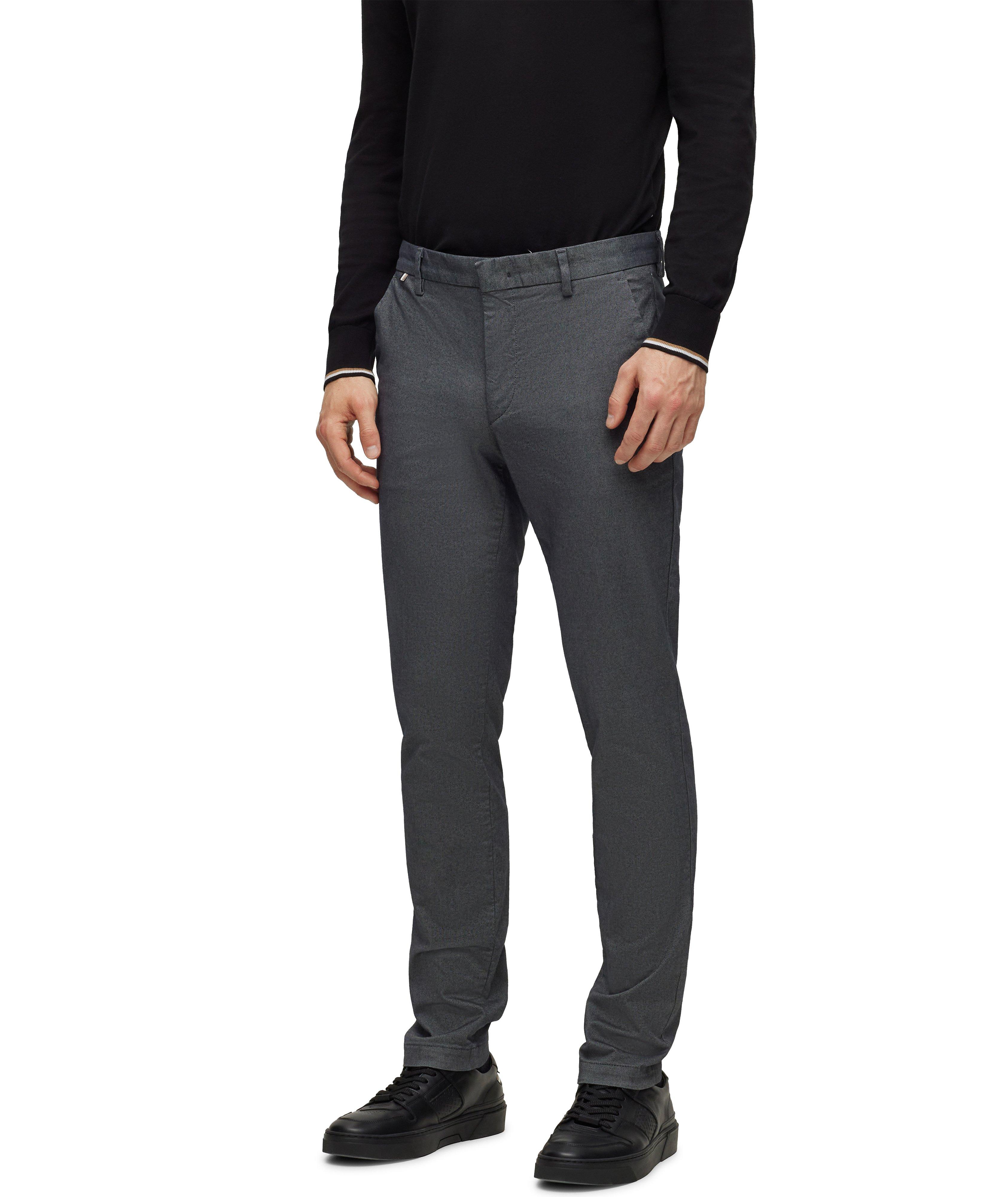Kaito Two-Tone Stretch-Cotton Chino Pants  image 2
