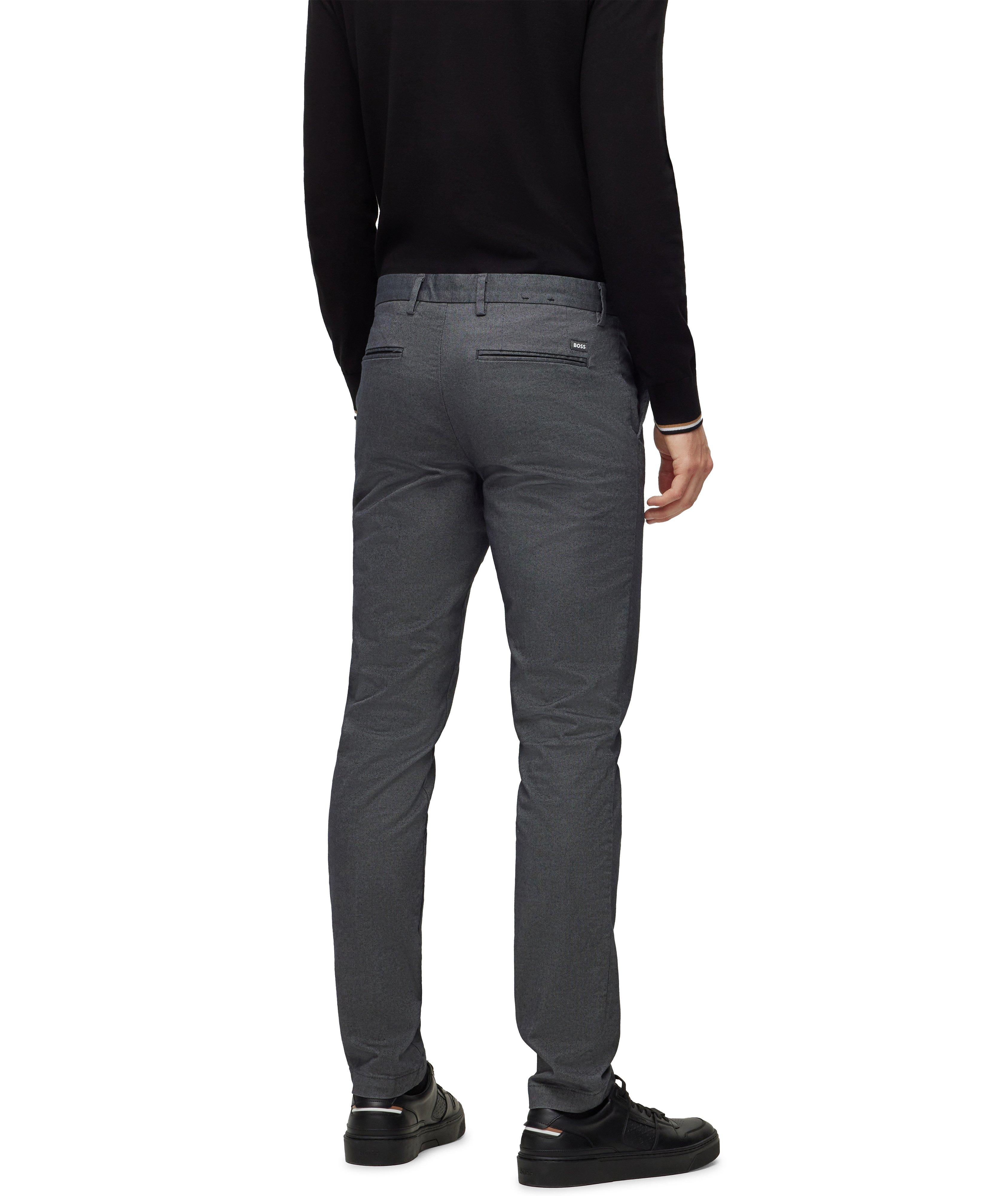Kaito Two-Tone Stretch-Cotton Chino Pants  image 3