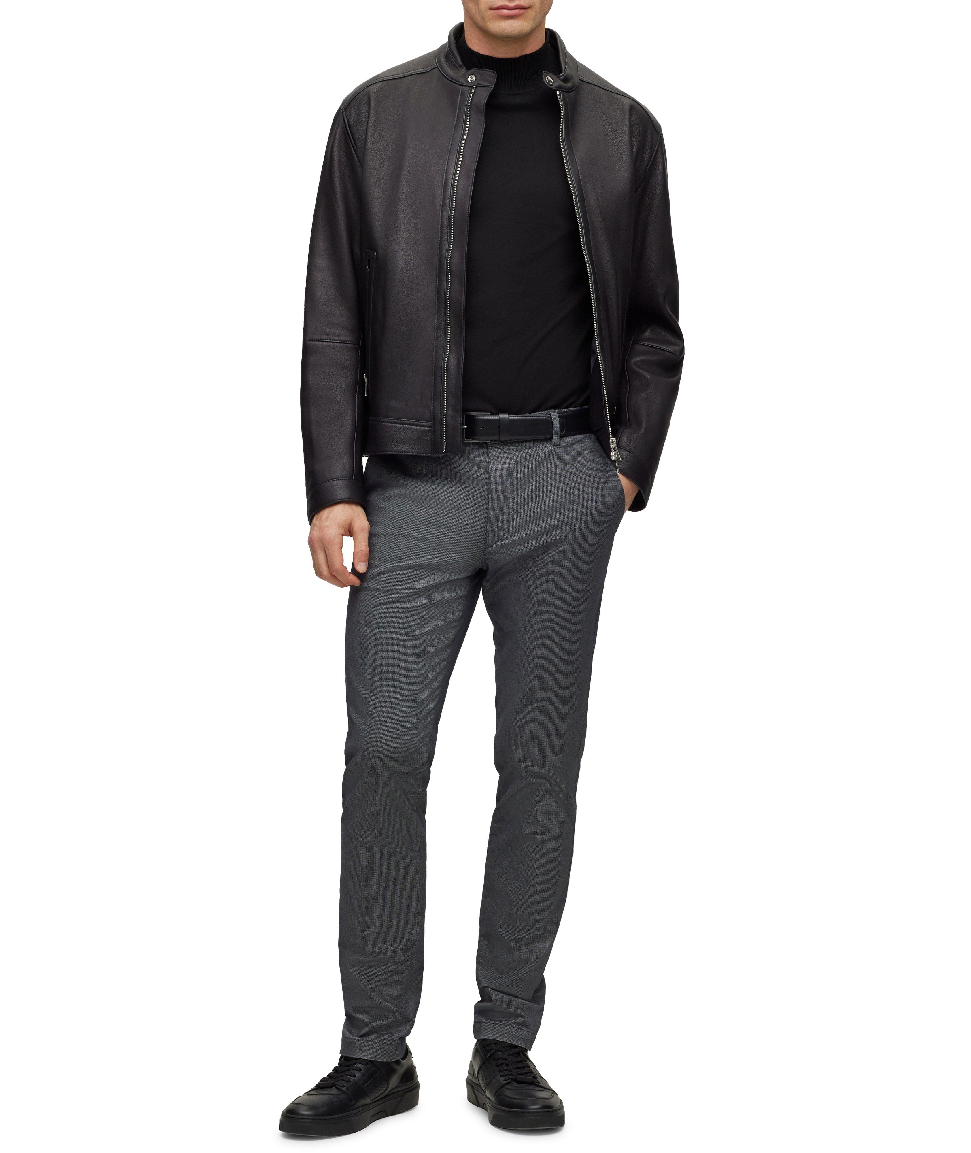 Kaito Two-Tone Stretch-Cotton Chino Pants  image 5