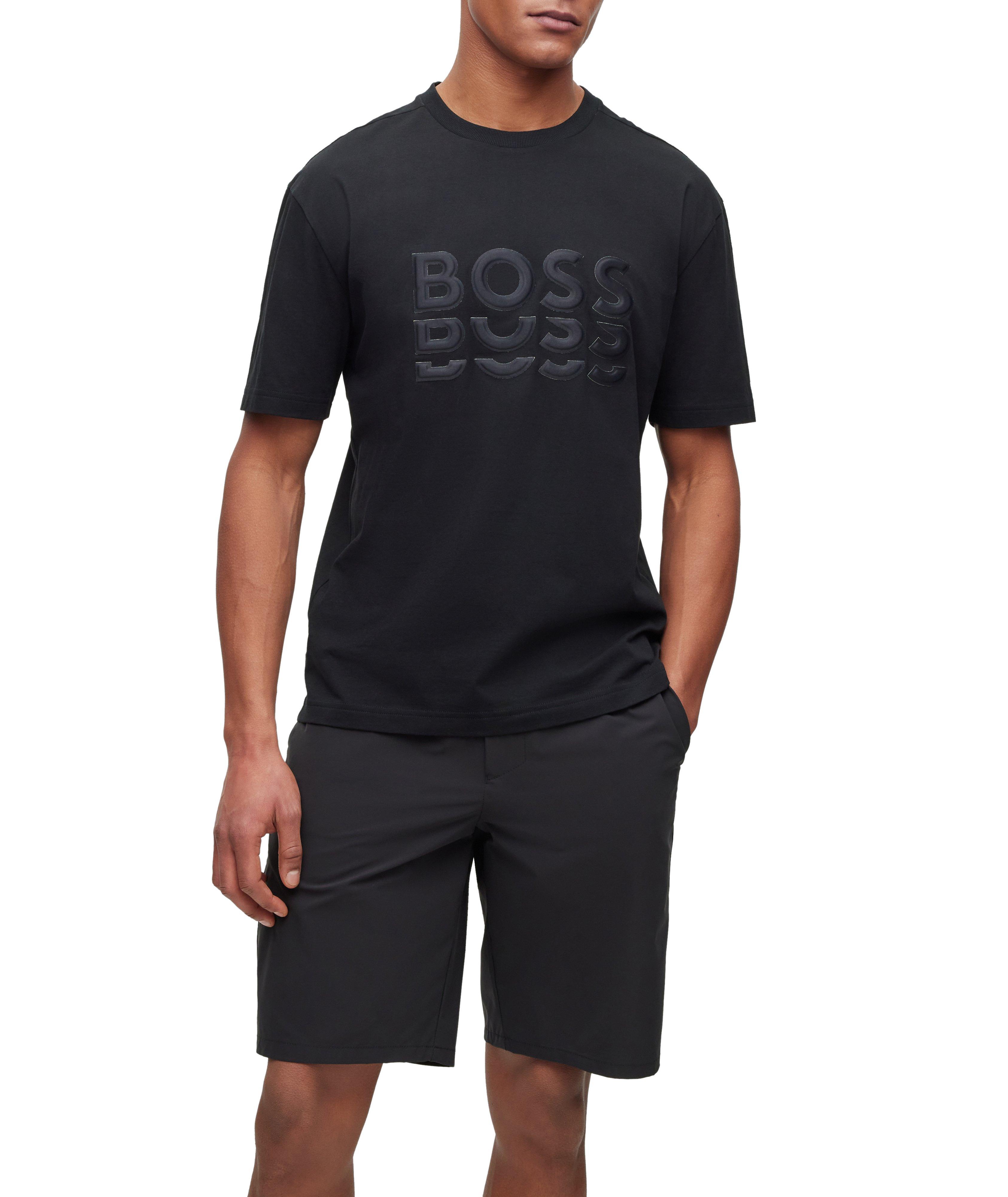 T-shirt en jersey de coton avec logos image 1