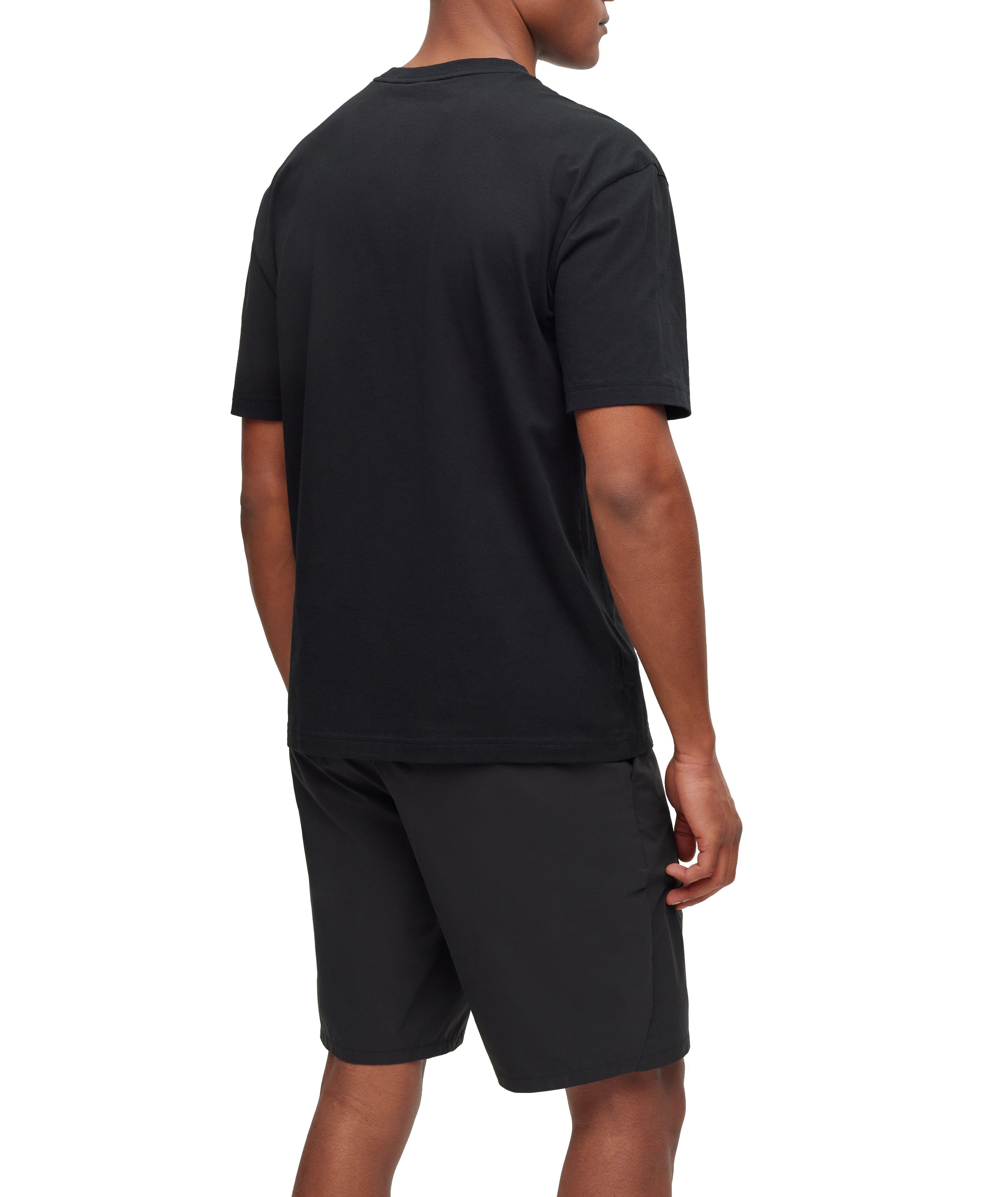 T-shirt en jersey de coton avec logos image 2