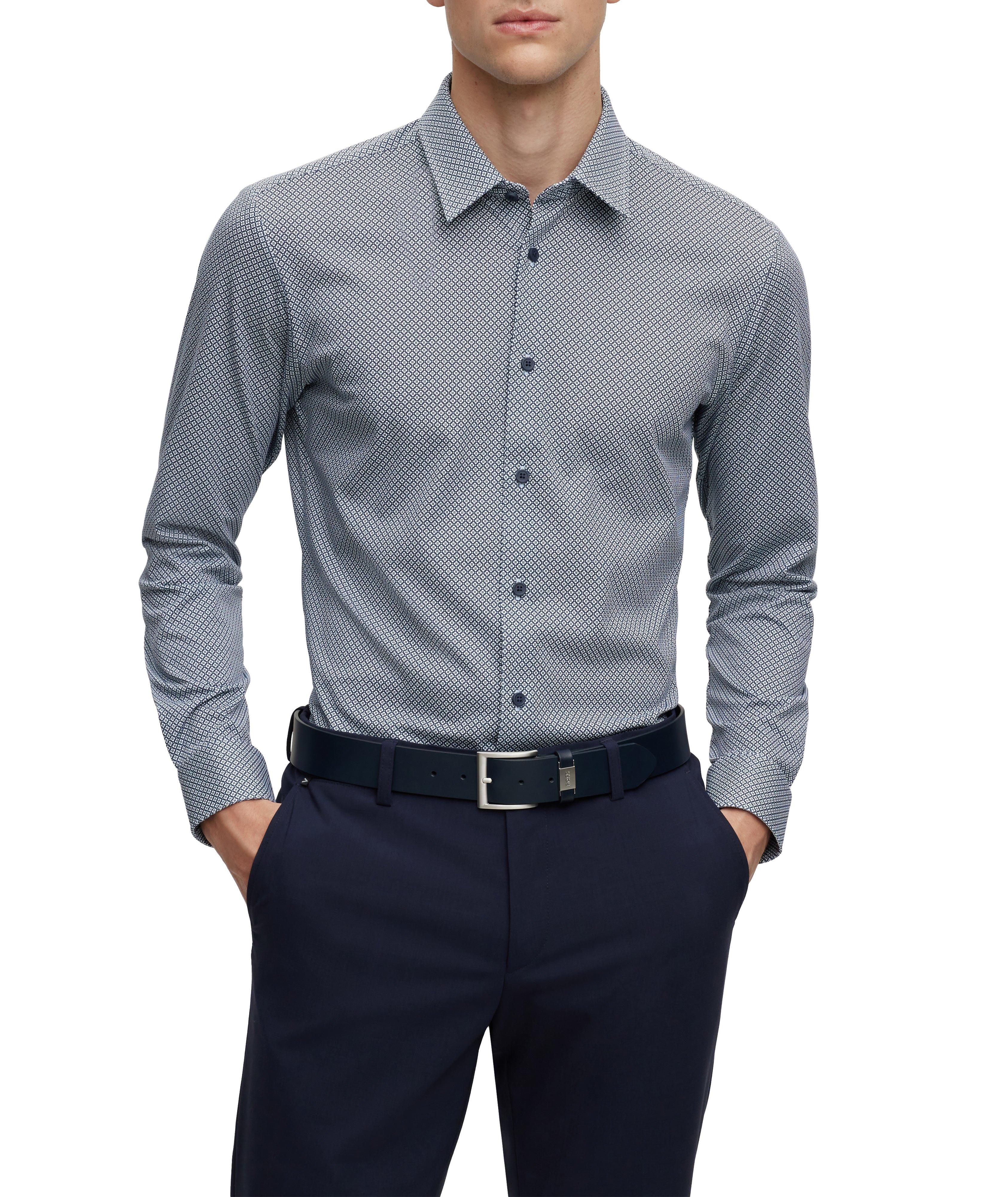 Chemise décontractée à motif répété image 1