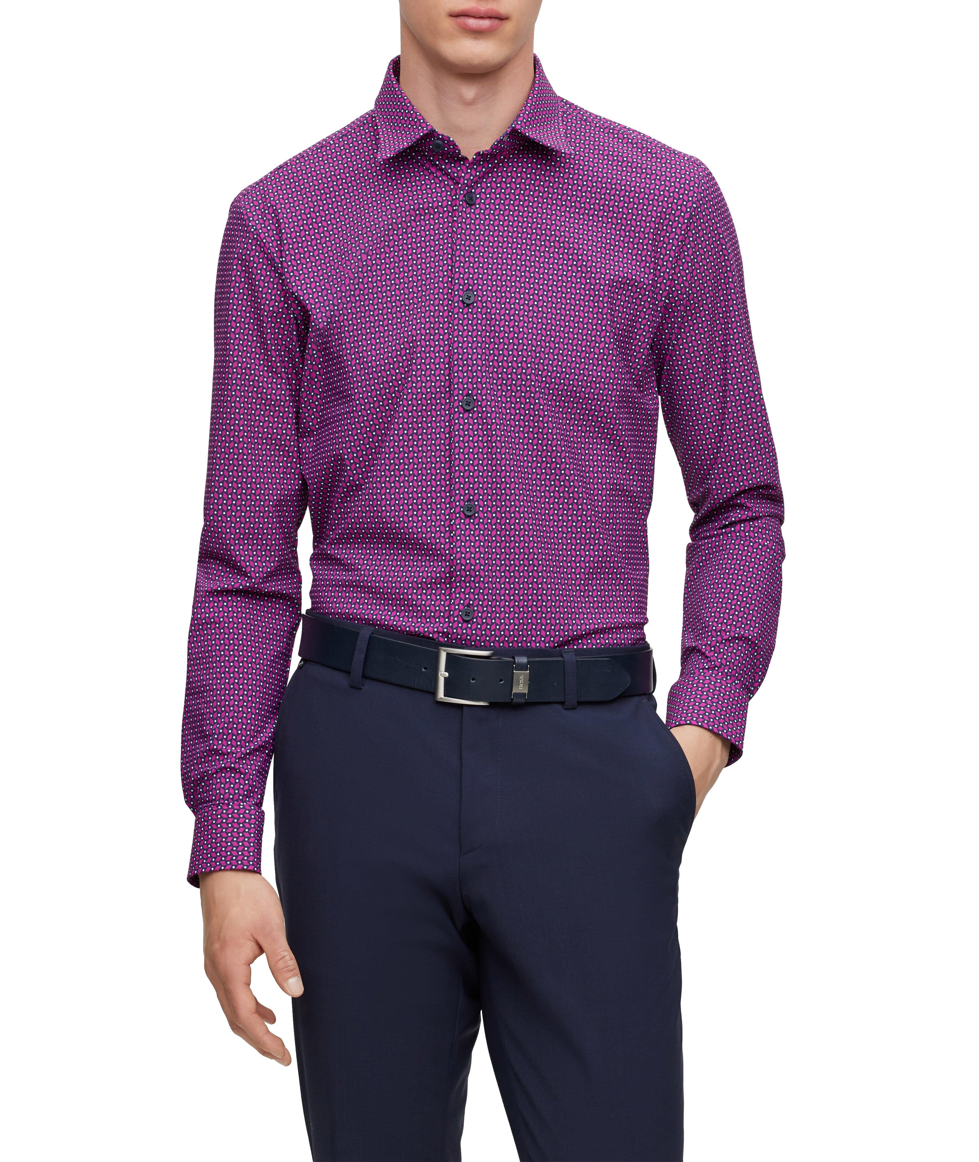 Geometric Performance-Stretch Sport Shirt image 1