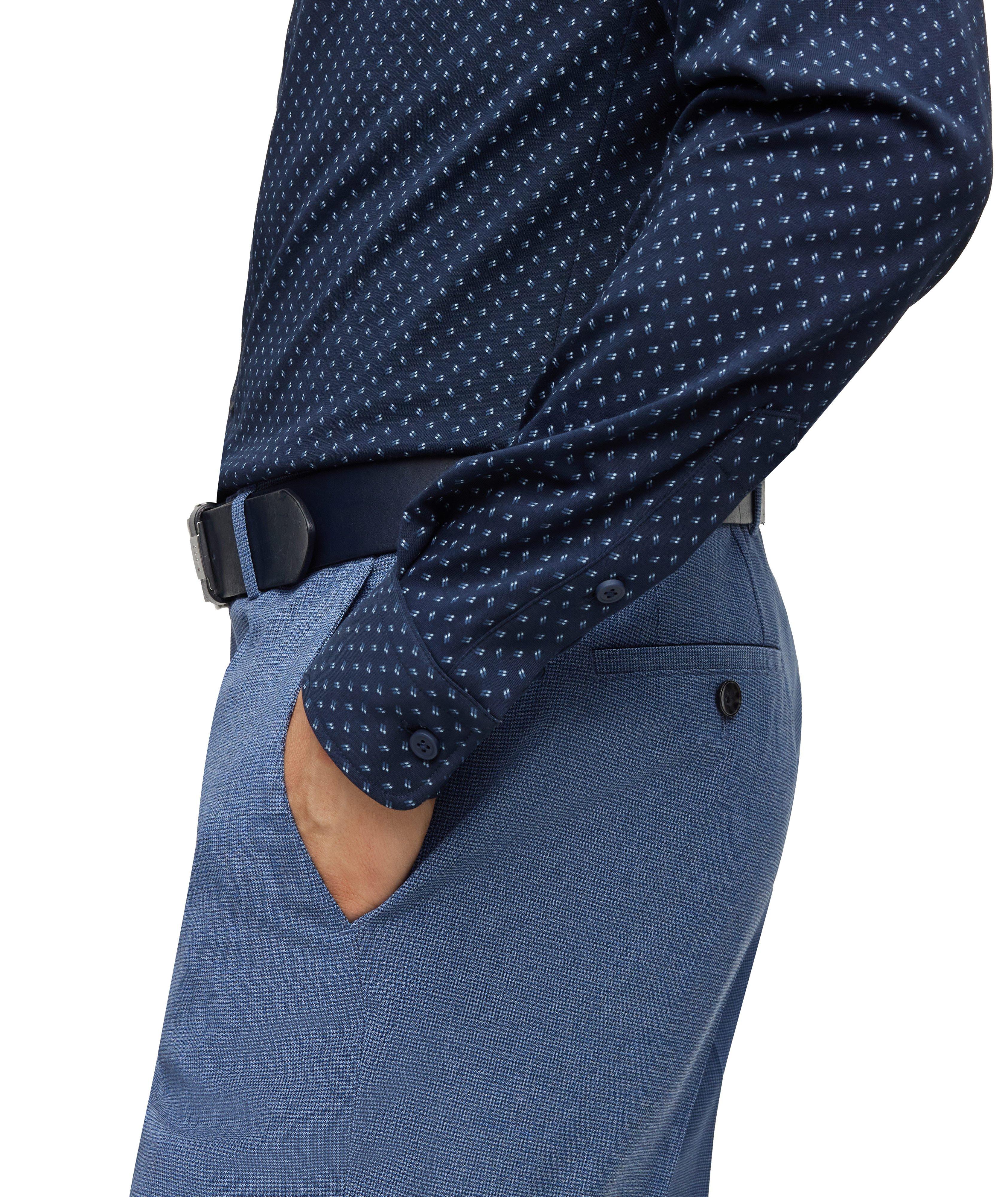 Chemise habillée en coton extensible de coupe amincie image 4