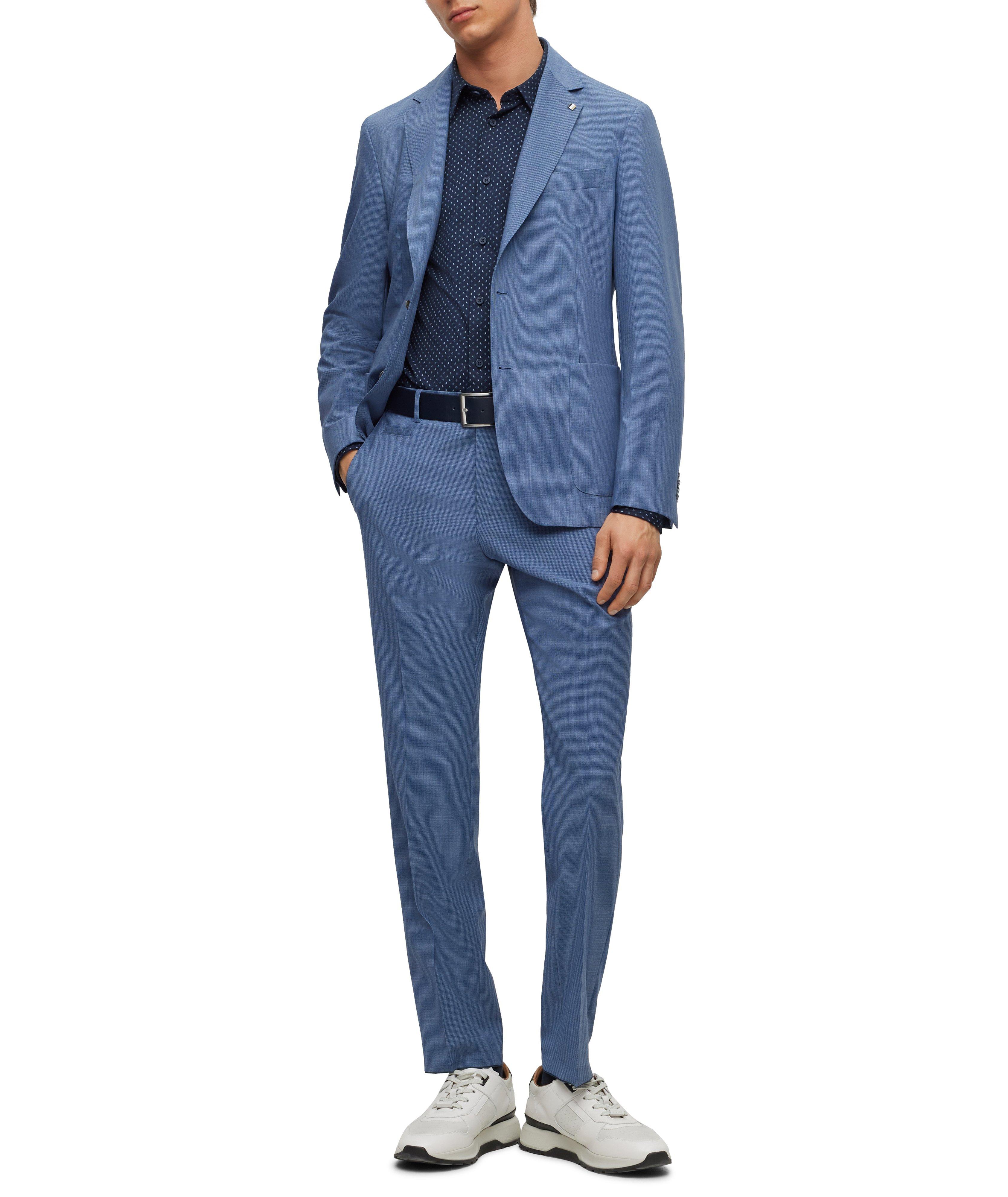 Chemise habillée en coton extensible de coupe amincie image 5