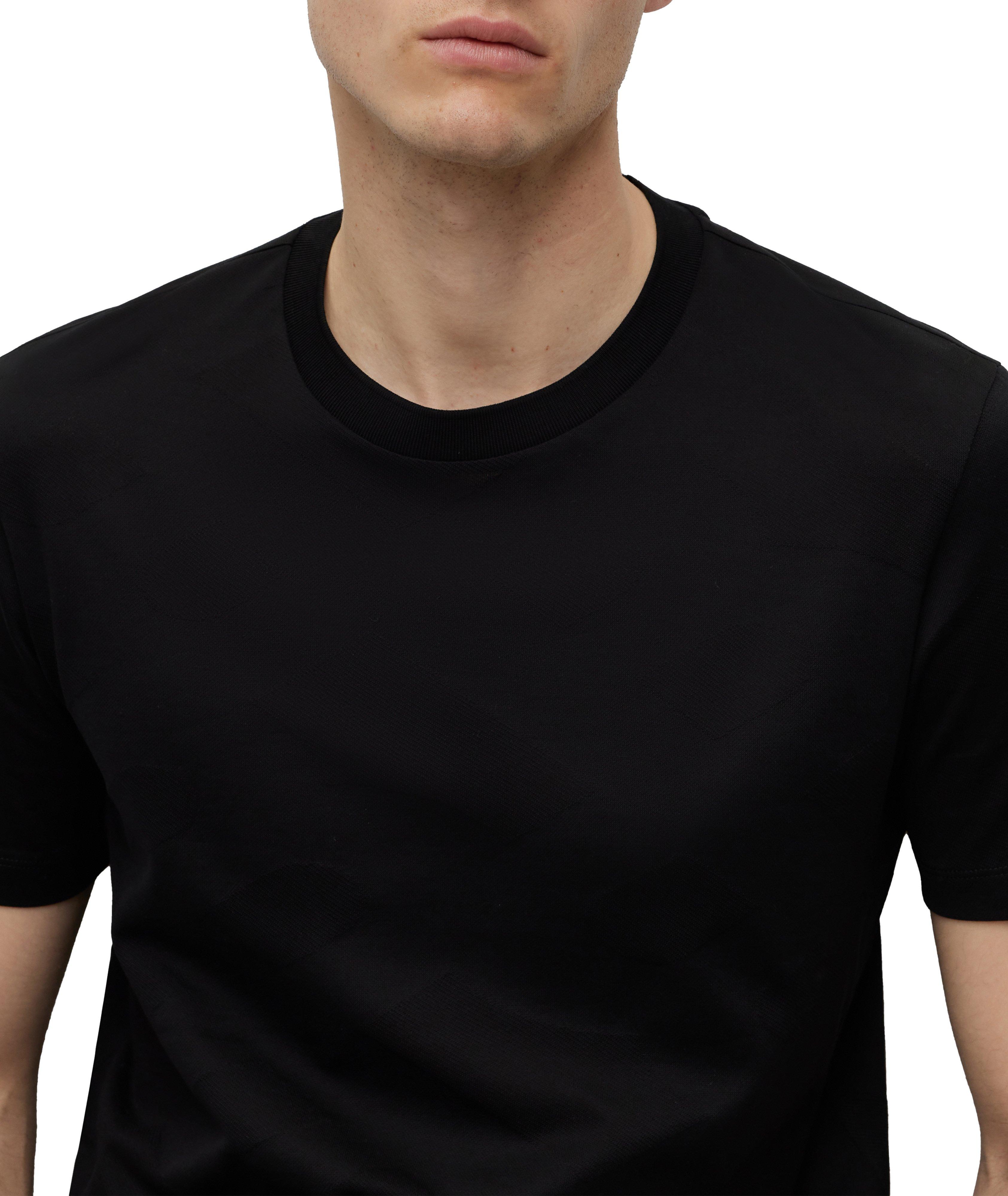 Jacquard Cotton T-Shirt image 3