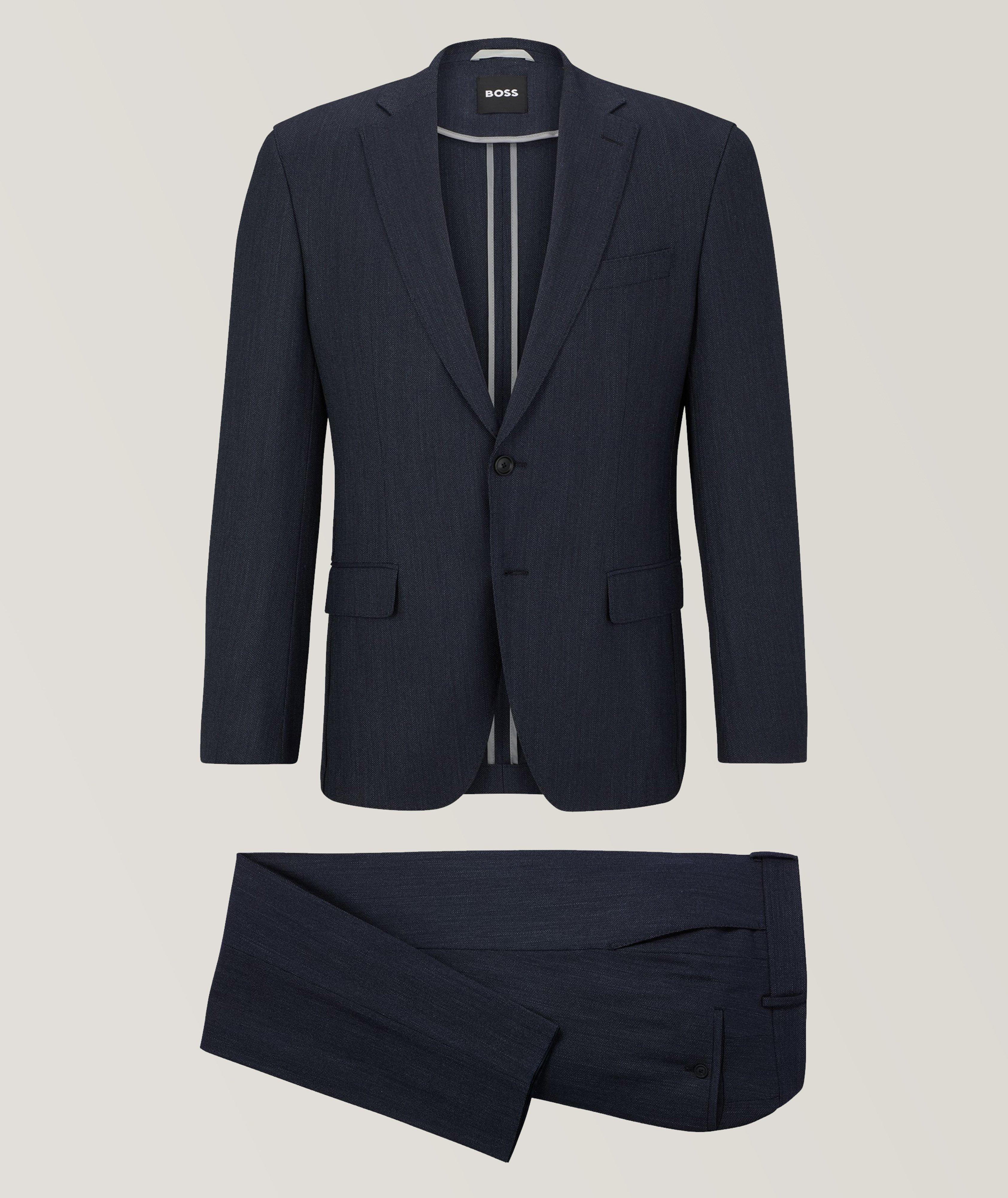 Boss black suits sale