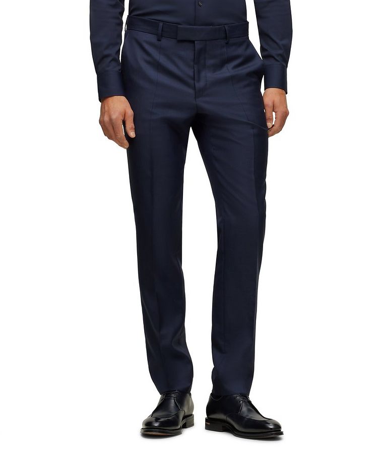 Slim-Fit Tonal Checkered Three-Piece Suit image 3