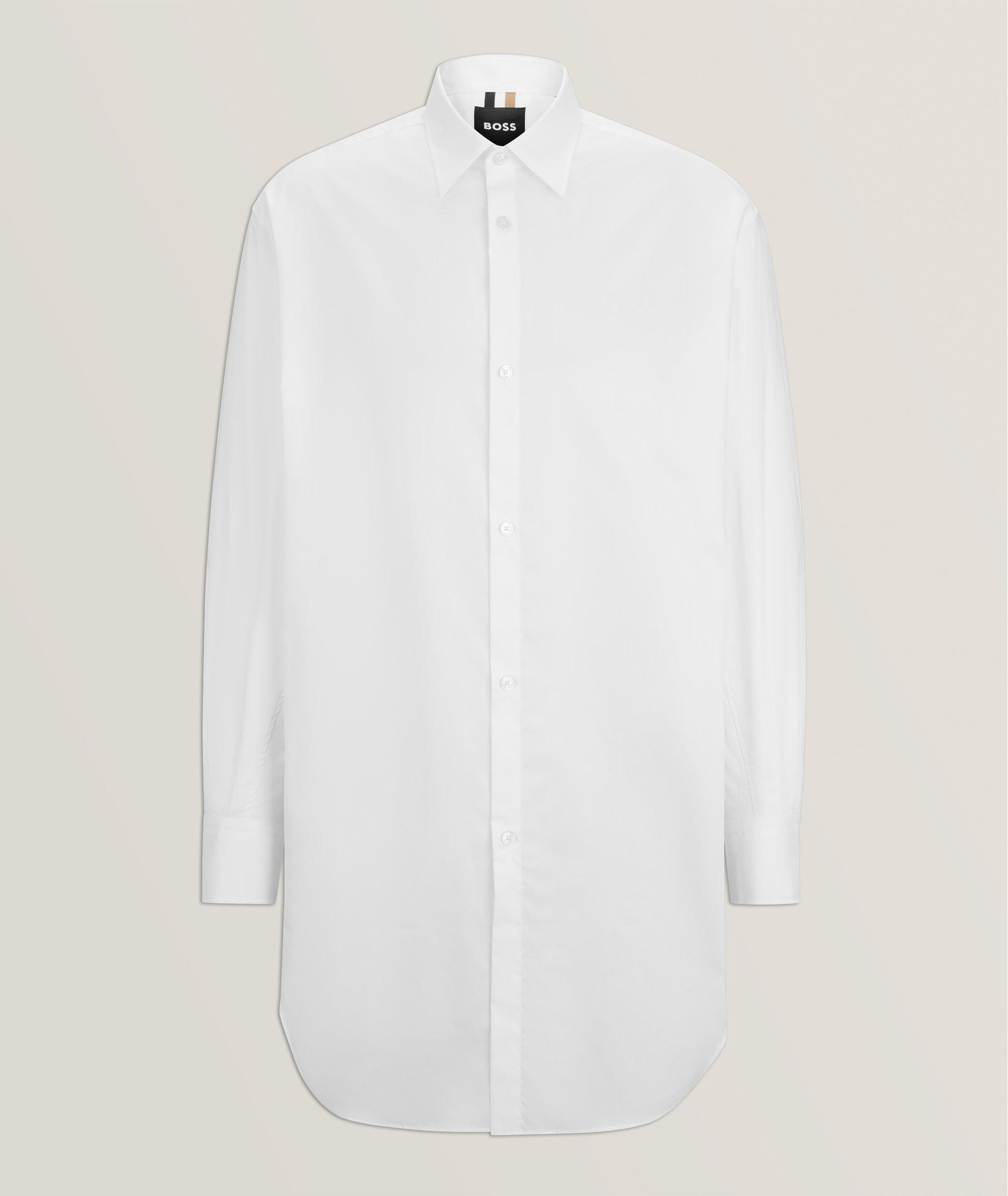 Longline Cotton Poplin Sport Shirt image 0