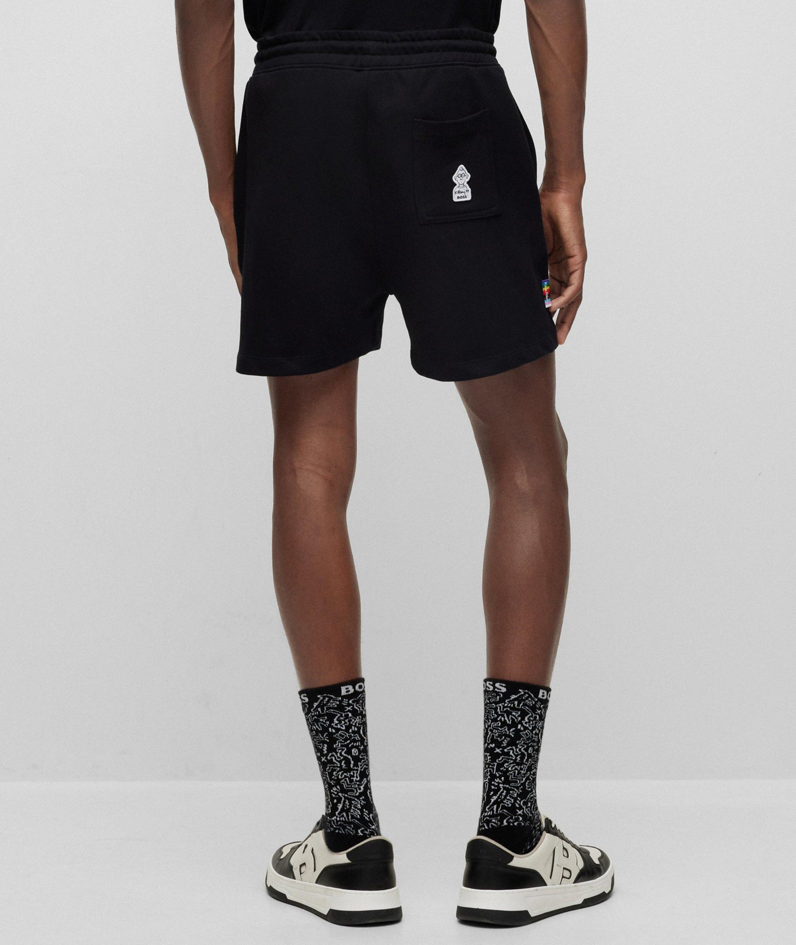 Short en coton bouclé, collection Keith Haring image 3