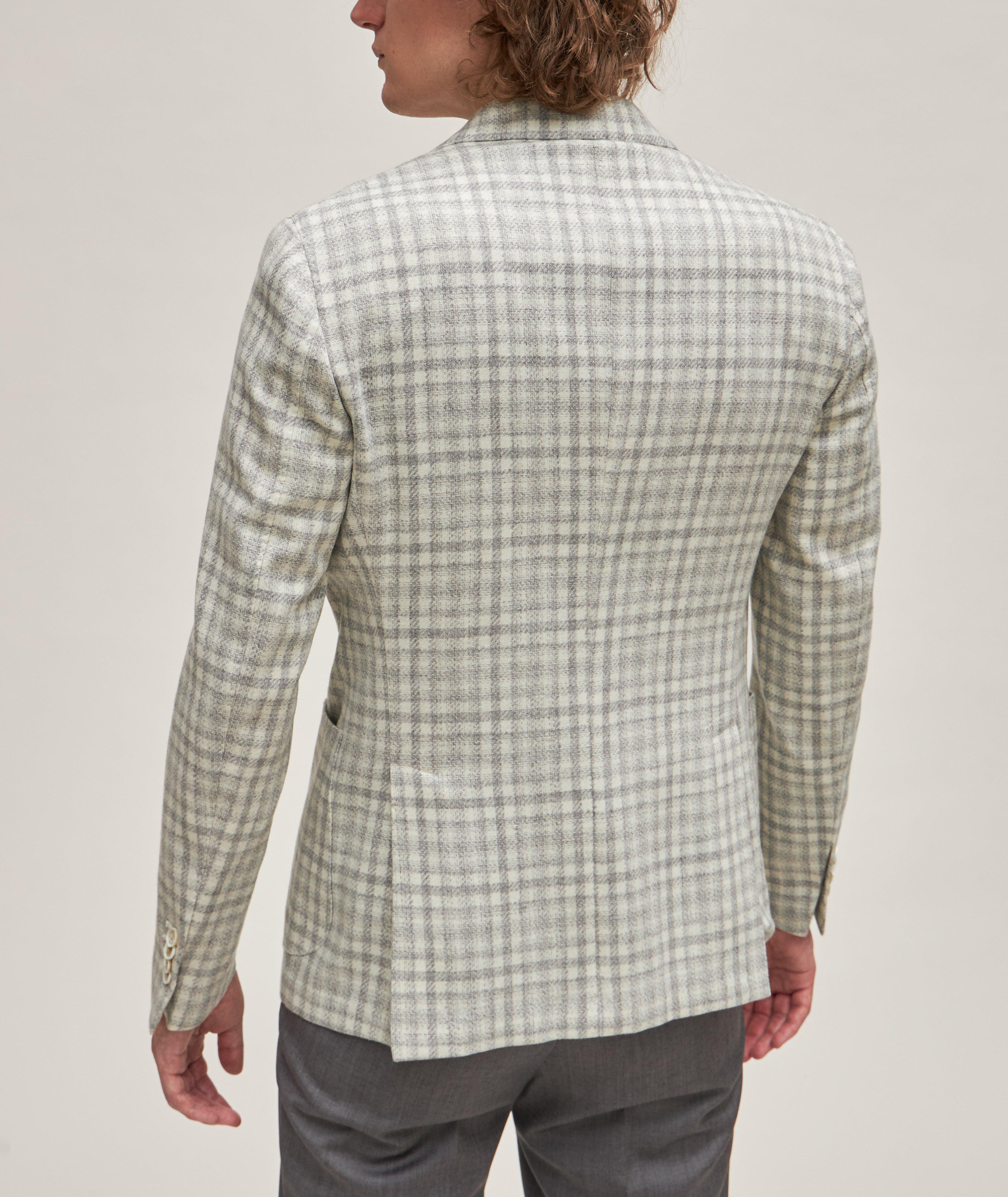 Berlino Checkered Wool-Cashmere Sport Jacket image 2