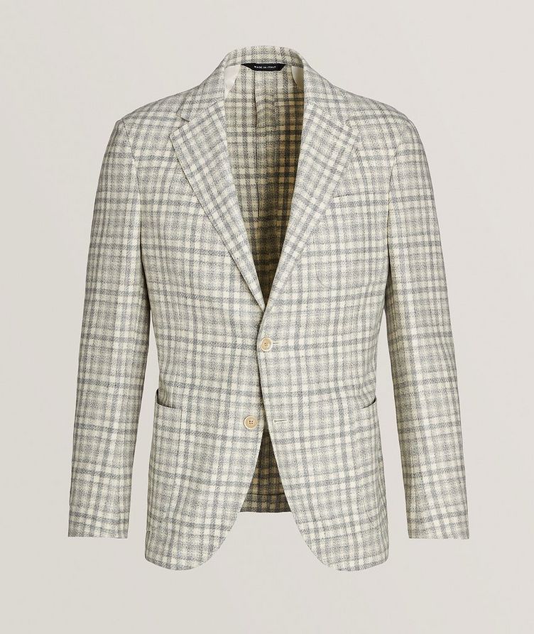 Berlino Checkered Wool-Cashmere Sport Jacket image 0