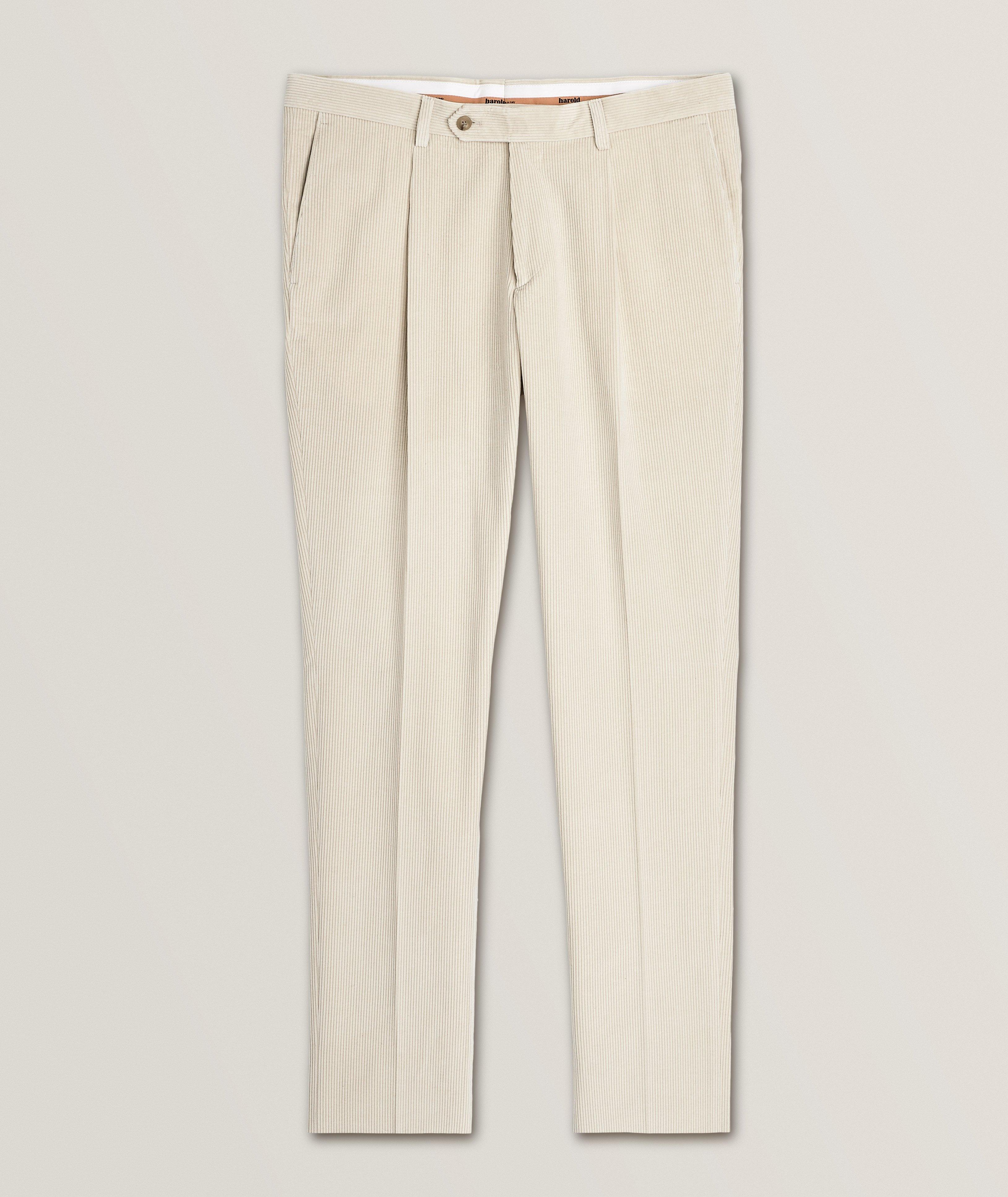 Harold Corduroy Drago Mill Cotton-Virgin Wool Pants 