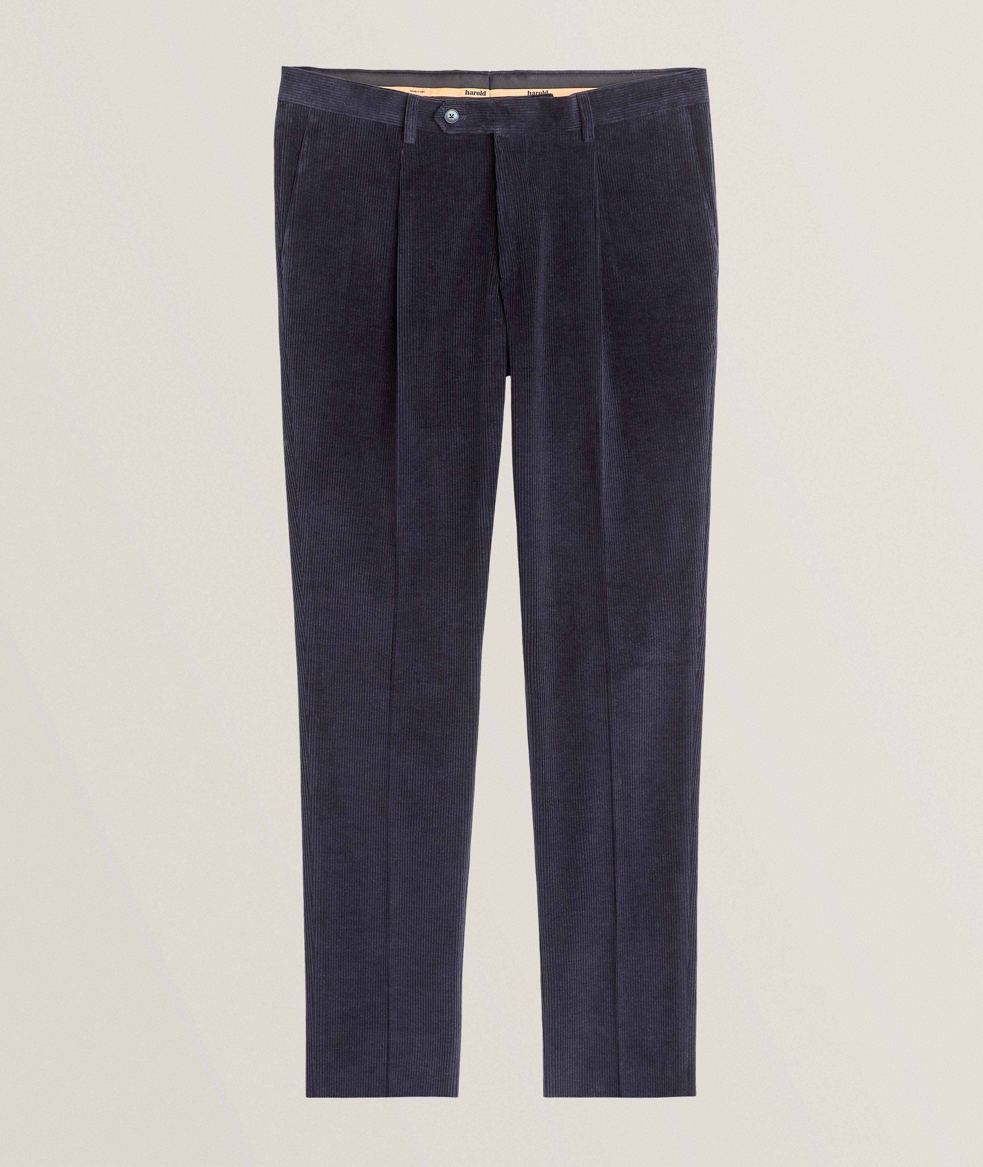 Harold Corduroy Drago Mill Cotton-Virgin Wool Pants 