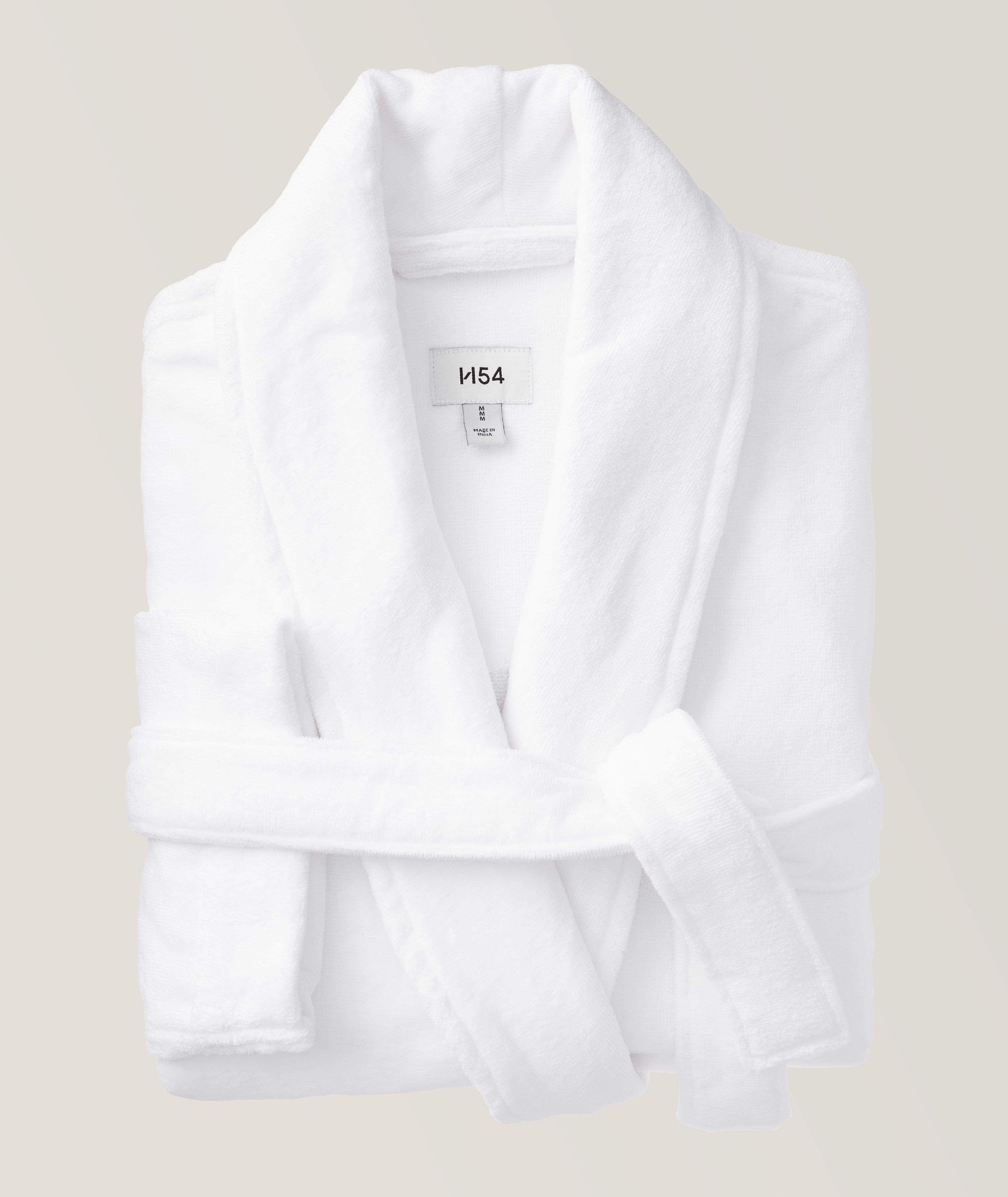 Luxury Suite Waffle Robe in White White / S/M